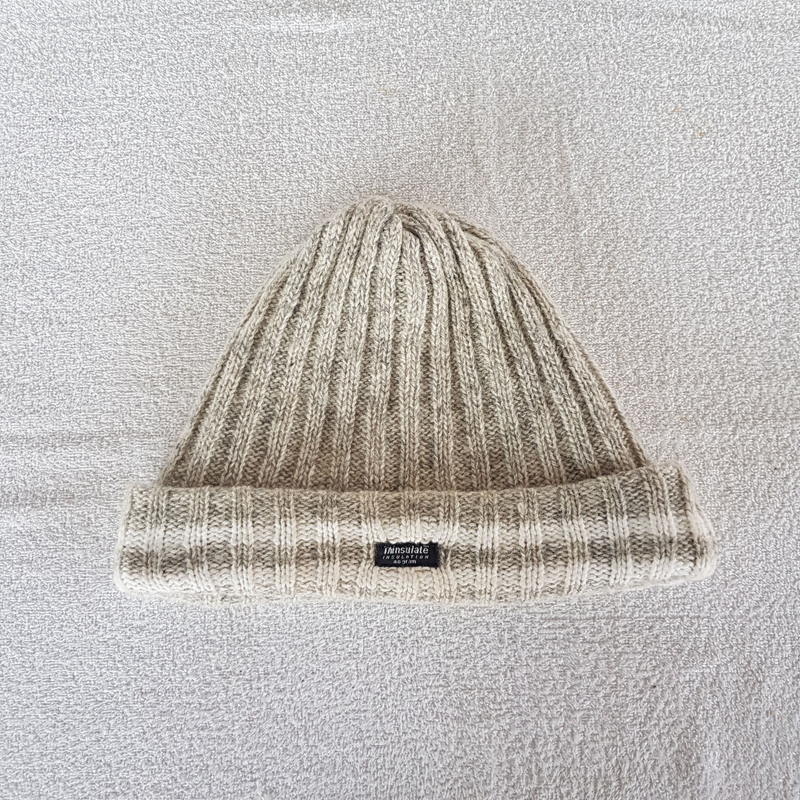 Homespun Knitwear Vintage Thinsulate 3M Insulator Beanie Ribbed Knit Caps Hats Size ONE SIZE - 5 Thumbnail