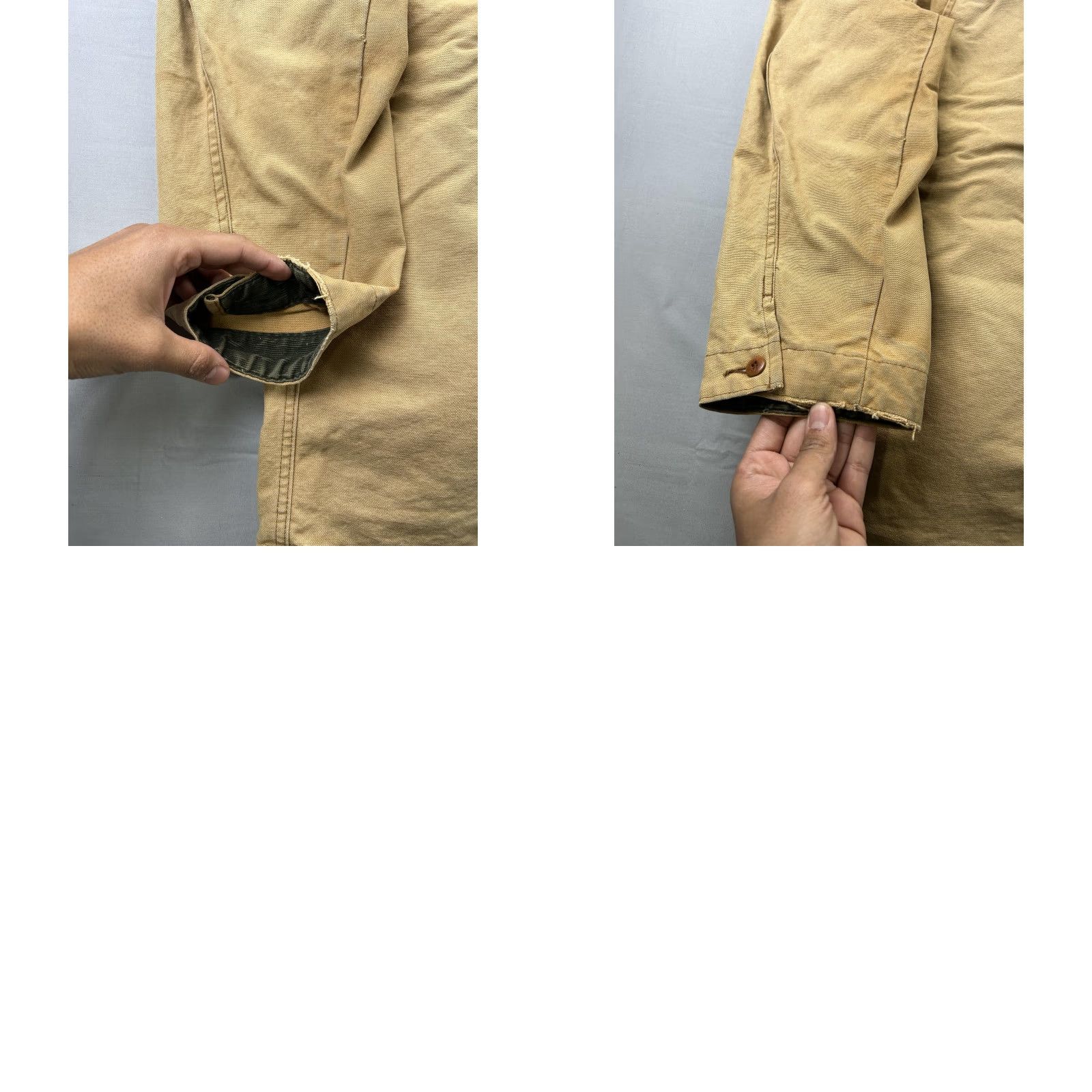 Vintage VINTAGE L.L.Bean Coat Men XL Tan Canvas Down Insulated Lined Cord Collar Barn 90s Size US XL / EU 56 / 4 - 8 Thumbnail