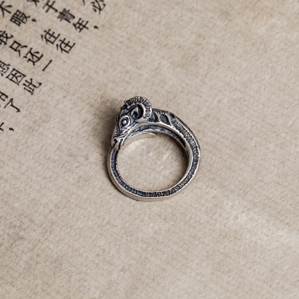 Jewelry Sheep Vibe Jewelry Rings Open Size Chrome Ring (Size 7-13) Size ONE SIZE - 2 Thumbnail
