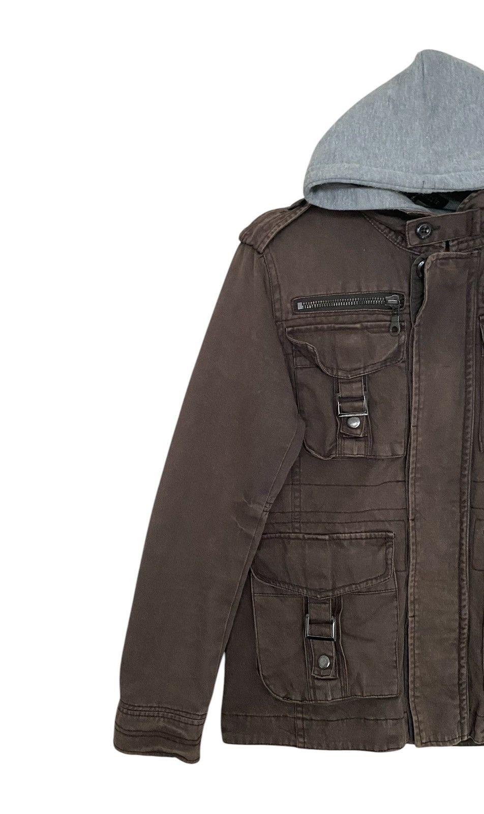 14th Addiction × In The Attic × Le Grande Bleu (L.G.B.) Vintage Brand In The Attic Sun Faded Tactical Jacket 2000s Size US M / EU 48-50 / 2 - 5 Thumbnail