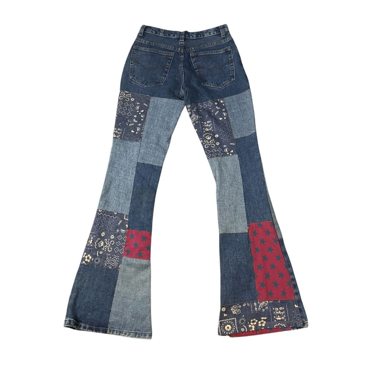 Japanese Brand Vintage 90s Japanese Flared Anap Weekend Edition Denim Size US 27 - 2 Thumbnail