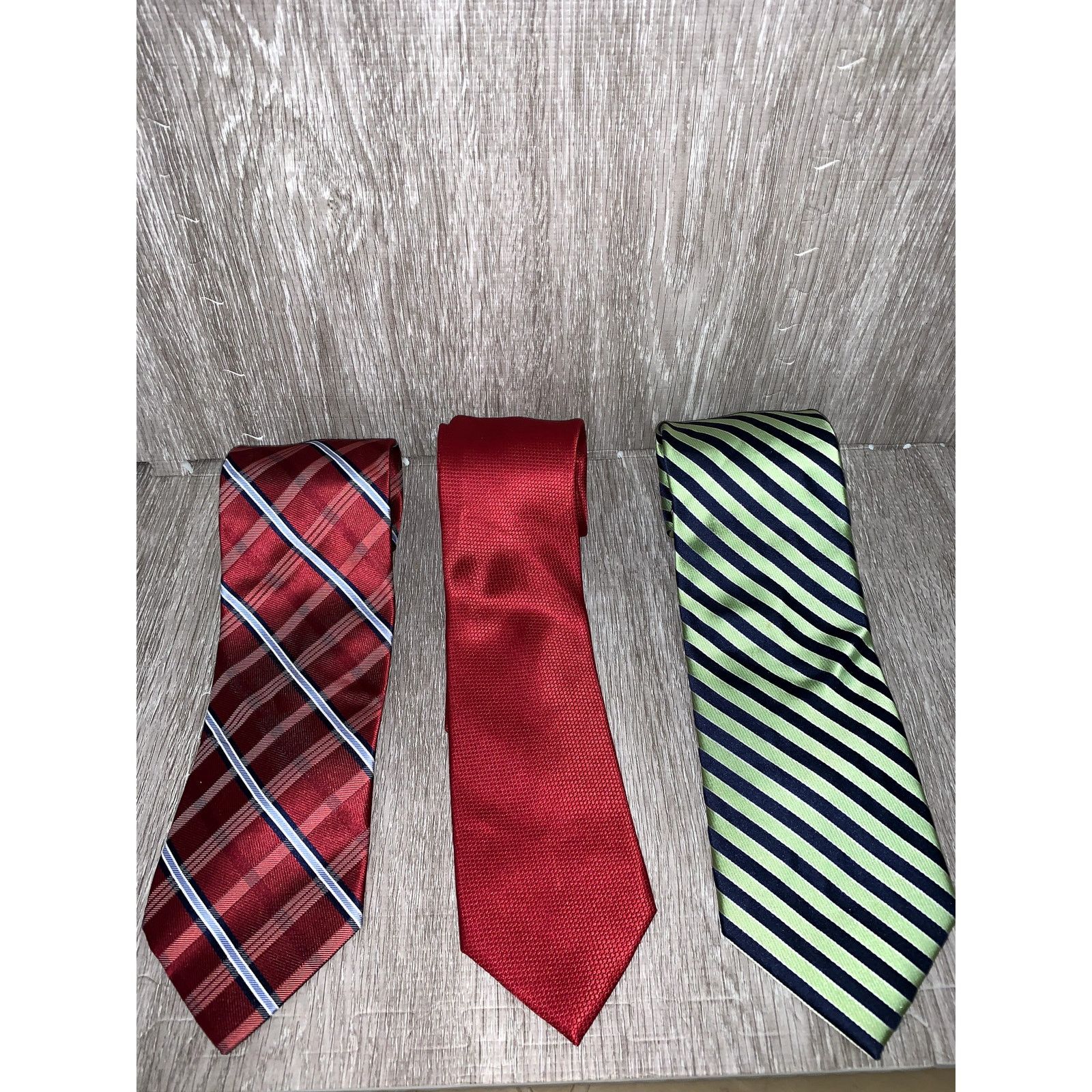 Nautica Nautica Men's Silk Ties Set of 3 Multicolor Striped Size ONE SIZE - 1 Thumbnail