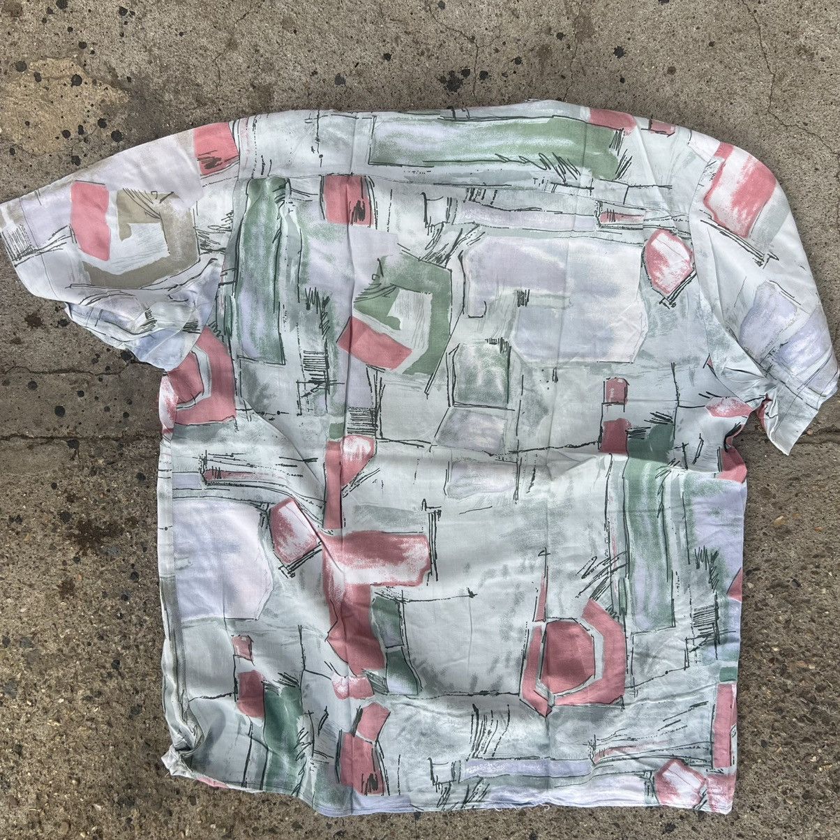Vintage Vintage Abstract Print Flowers Art Pastel Shirt Button Up Size US XL / EU 56 / 4 - 7 Thumbnail