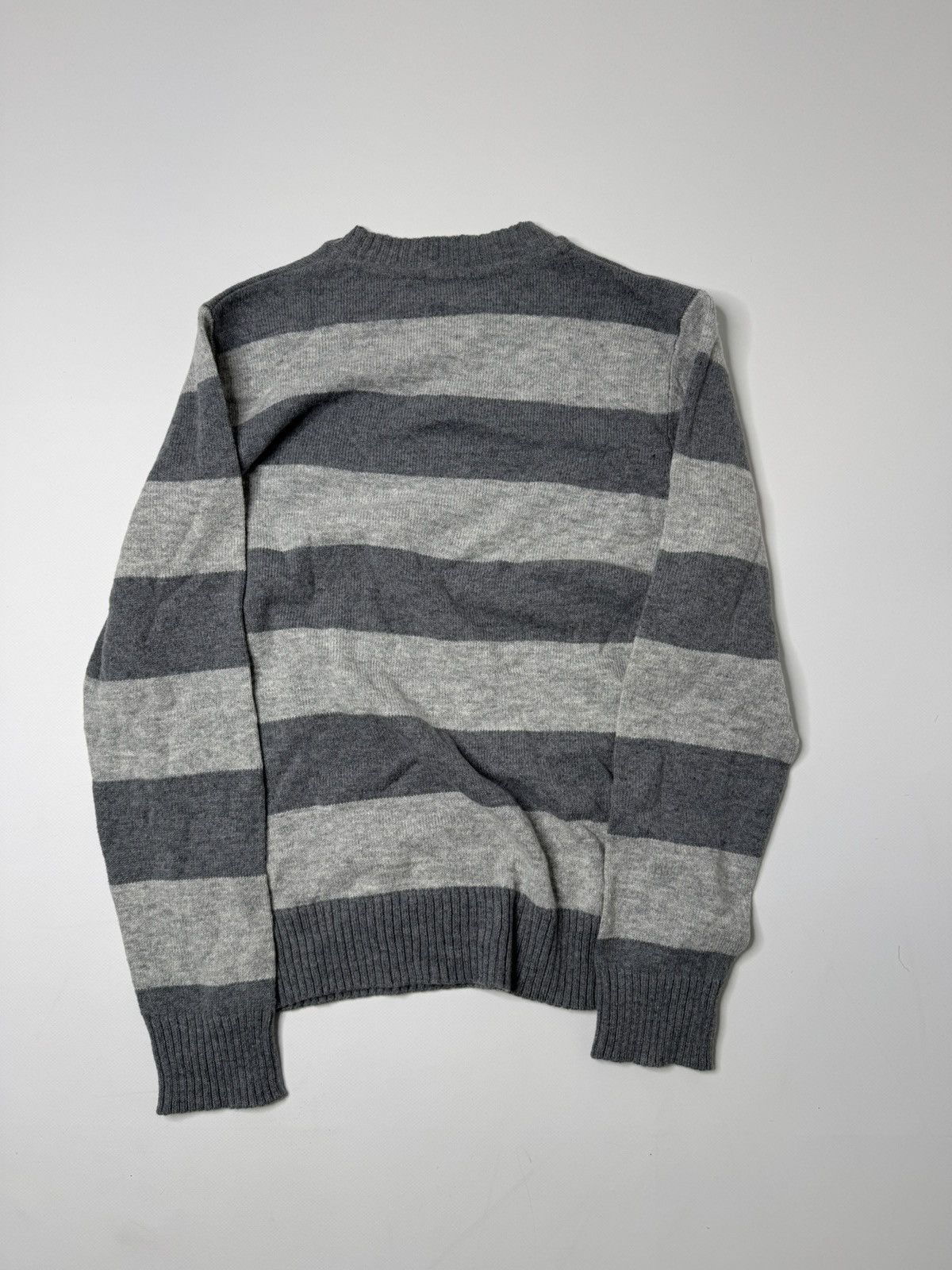 Vintage Vintage 60% wool knit sweater avant garde striped y2k lgb Size US M / EU 48-50 / 2 - 6 Thumbnail