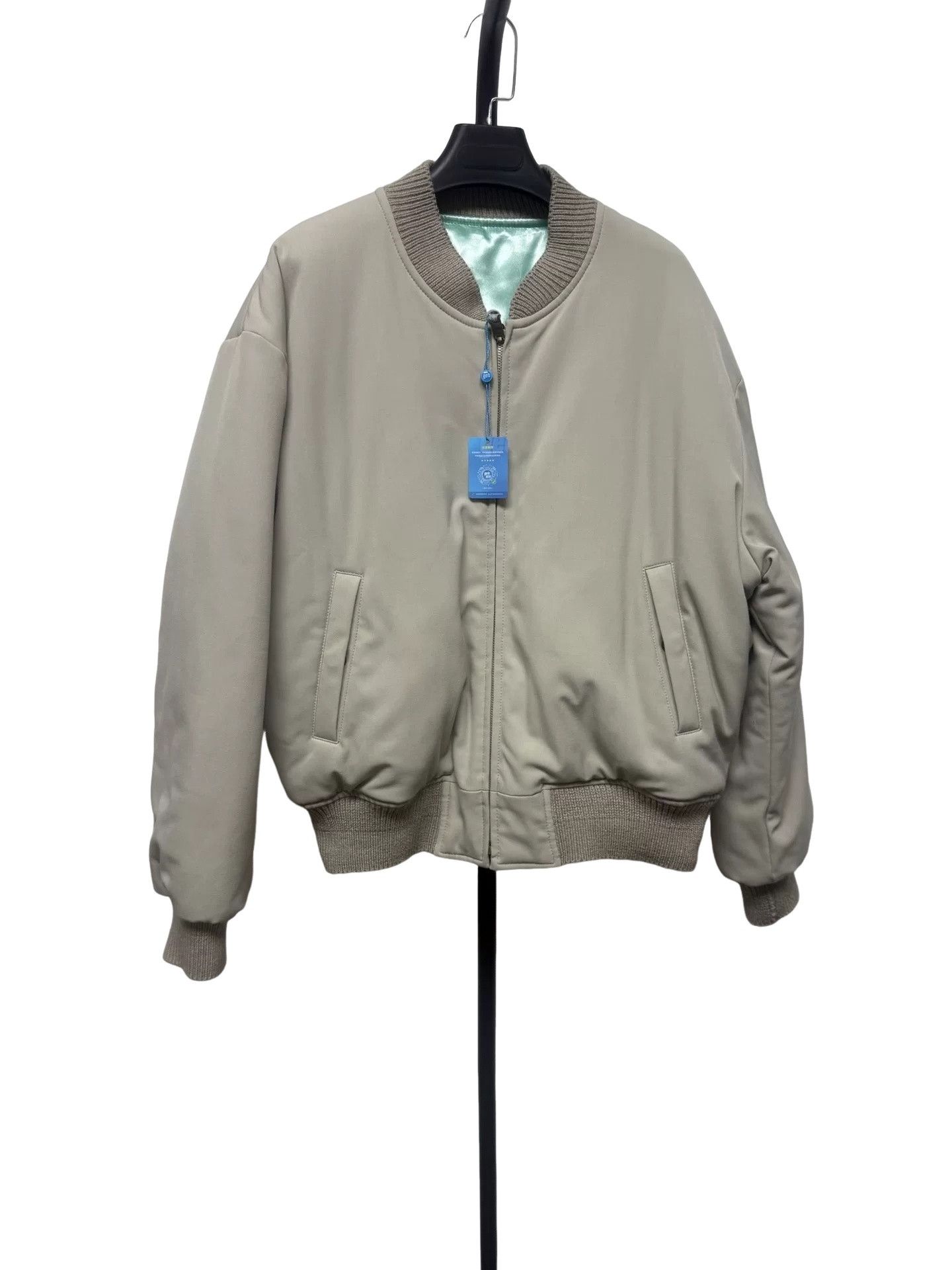 Acne Studios Acne Studios Grey Zip Bomber Jacket 46 Size US S / EU 44-46 / 1 - 1 Thumbnail