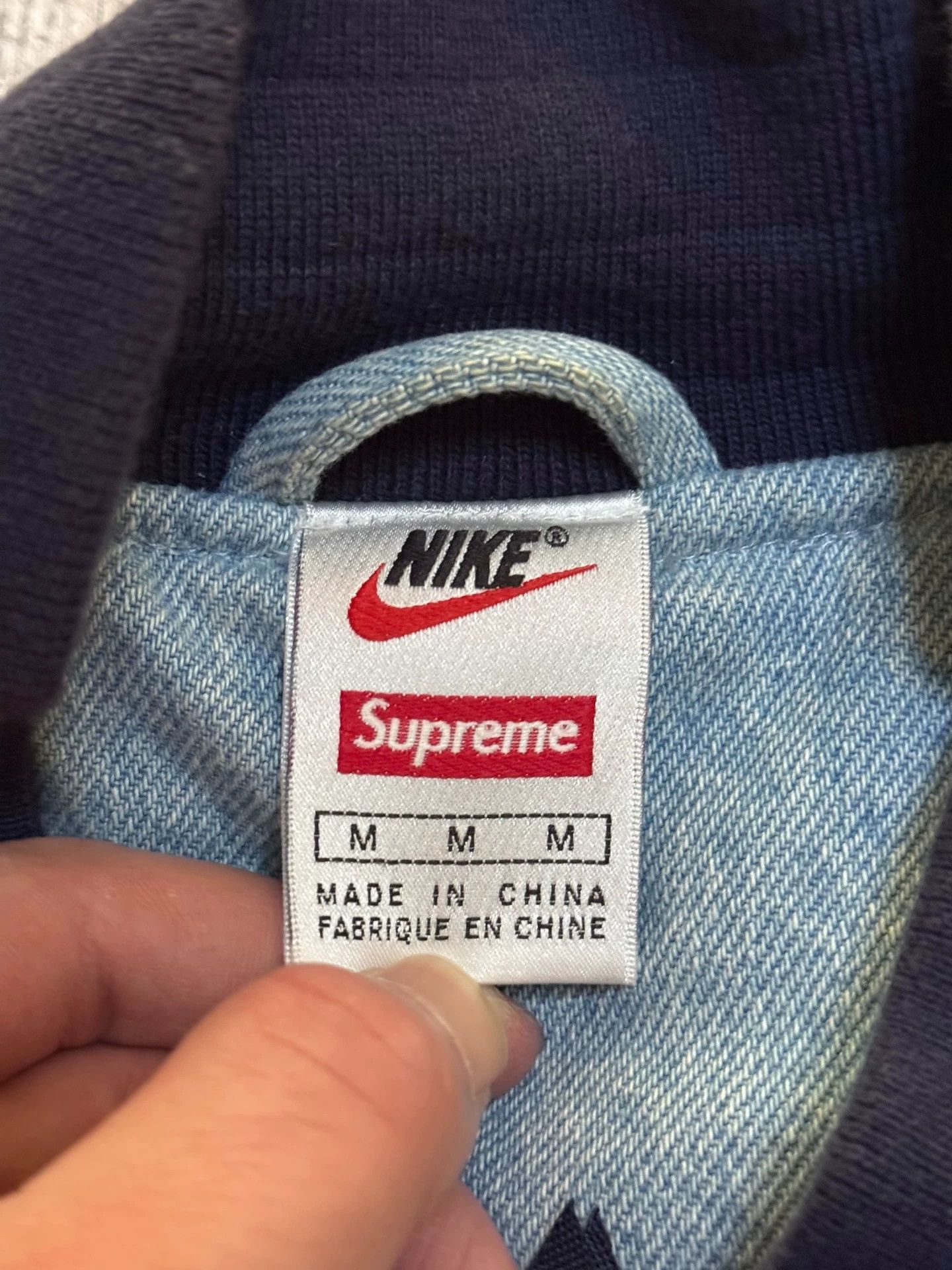 Supreme Supreme NBA Denim Blue Bomber Jacket M Size US M / EU 48-50 / 2 - 3 Thumbnail