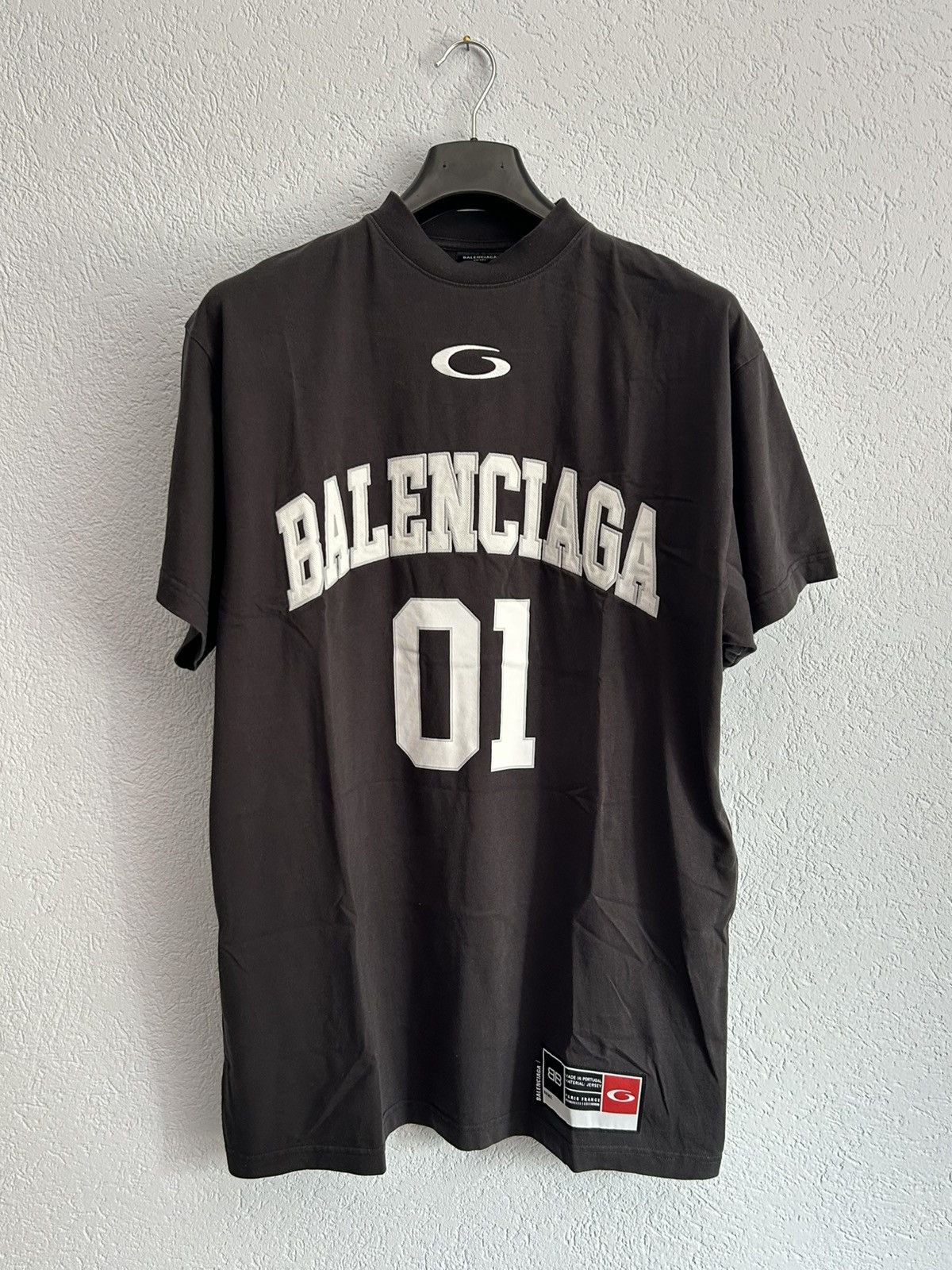 【Balenciaga】SS25 T-shirts Balenciaga Balenciaga SS25 Basketball Series T Shirt Black