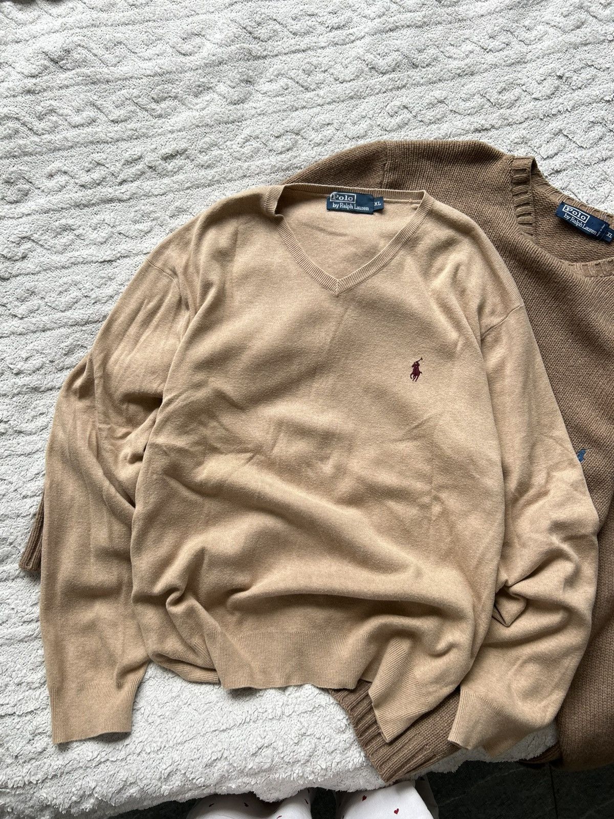 Polo Ralph Lauren Vintage sweatshirt sweater V PRL Polo Ralph Lauren Size US L / EU 52-54 / 3 - 8 Thumbnail