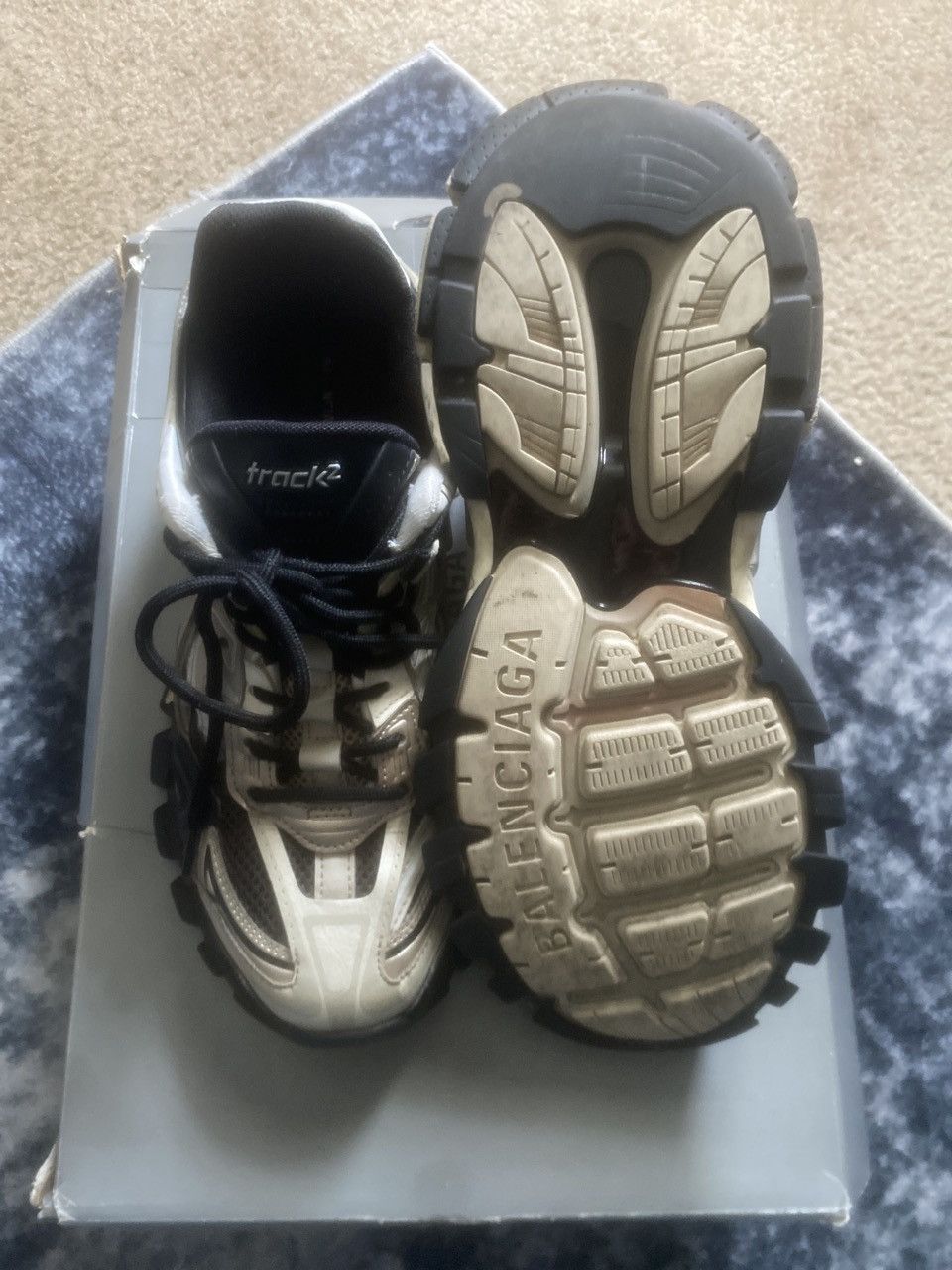 Balenciaga Balenciaga Tracks 2.0 Breige - Mens SZ 9 Size US 9 / EU 42 - 5 Thumbnail