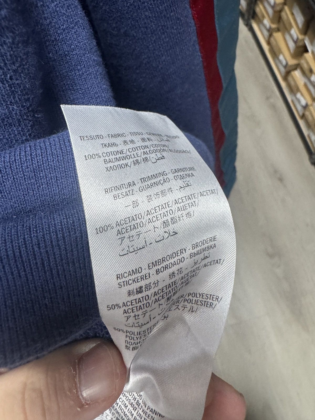 Gucci Gucci Satin Logo Crewneck Size US L / EU 52-54 / 3 - 8 Thumbnail