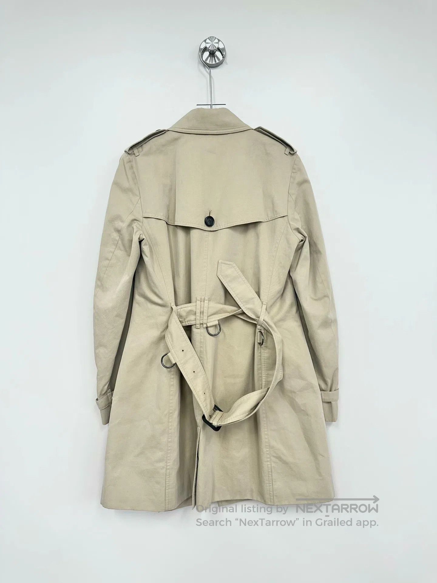 Burberry Burberry Khaki lapel double-breasted belted trench coat| Size XS / US 0-2 / IT 36-38 - 2 Thumbnail