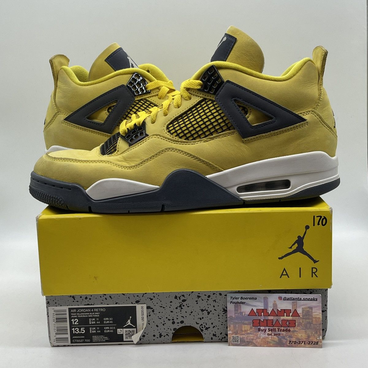 Jordan Brand Air Jordan 4 lightning Size US 12 / EU 45 - 1 Thumbnail