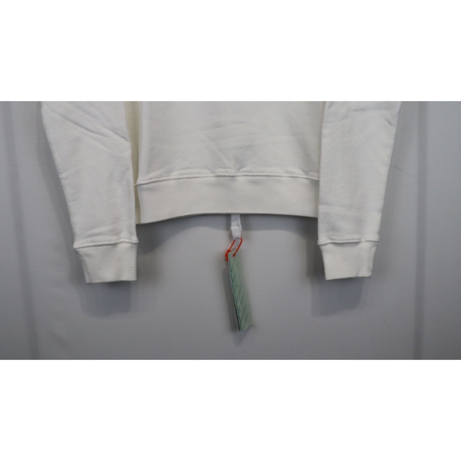 Off-White o1rshd1 Q:2/ Flamed Bart Slim Crewneck in White/Multicolor Size US M / EU 48-50 / 2 - 7 Thumbnail