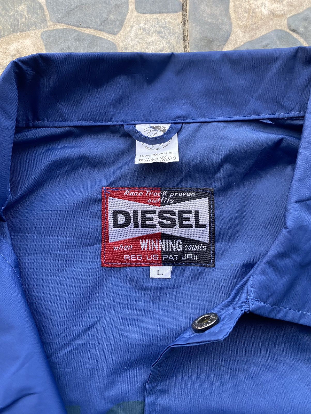 Diesel × Vintage Vintage Y2K Diesel Coach Jacket Size US L / EU 52-54 / 3 - 3 Thumbnail