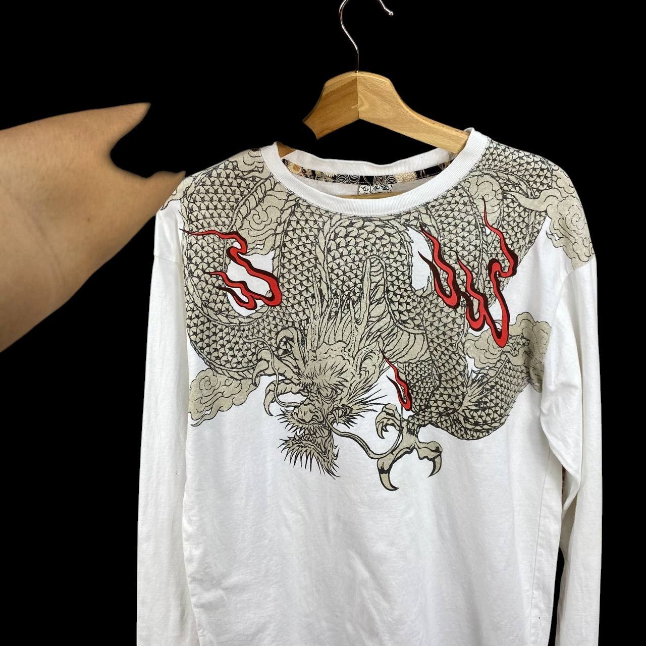 Japanese Brand JAPANESE DRAGON YAKUZA SHIRT Size US L / EU 52-54 / 3 - 10 Thumbnail