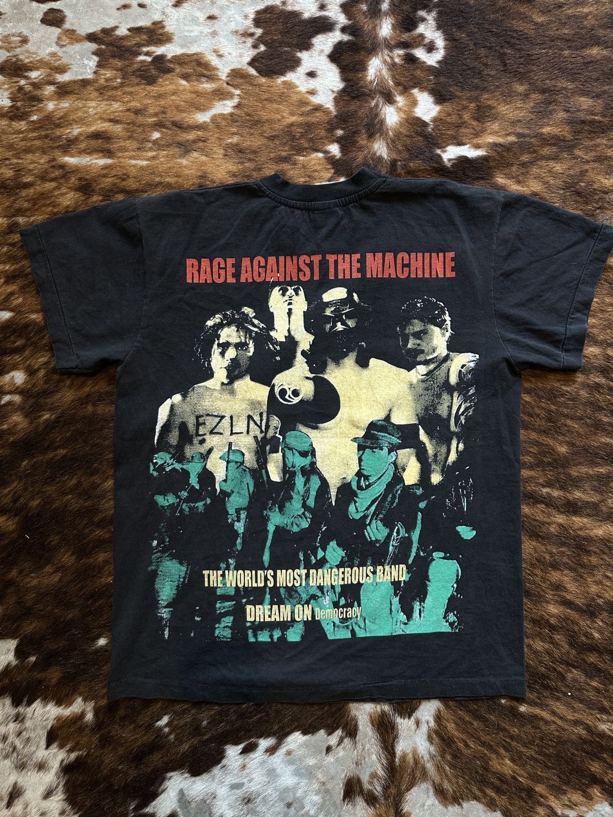 Vintage Rage Against The Machine Tee Size US M / EU 48-50 / 2 - 2 Thumbnail