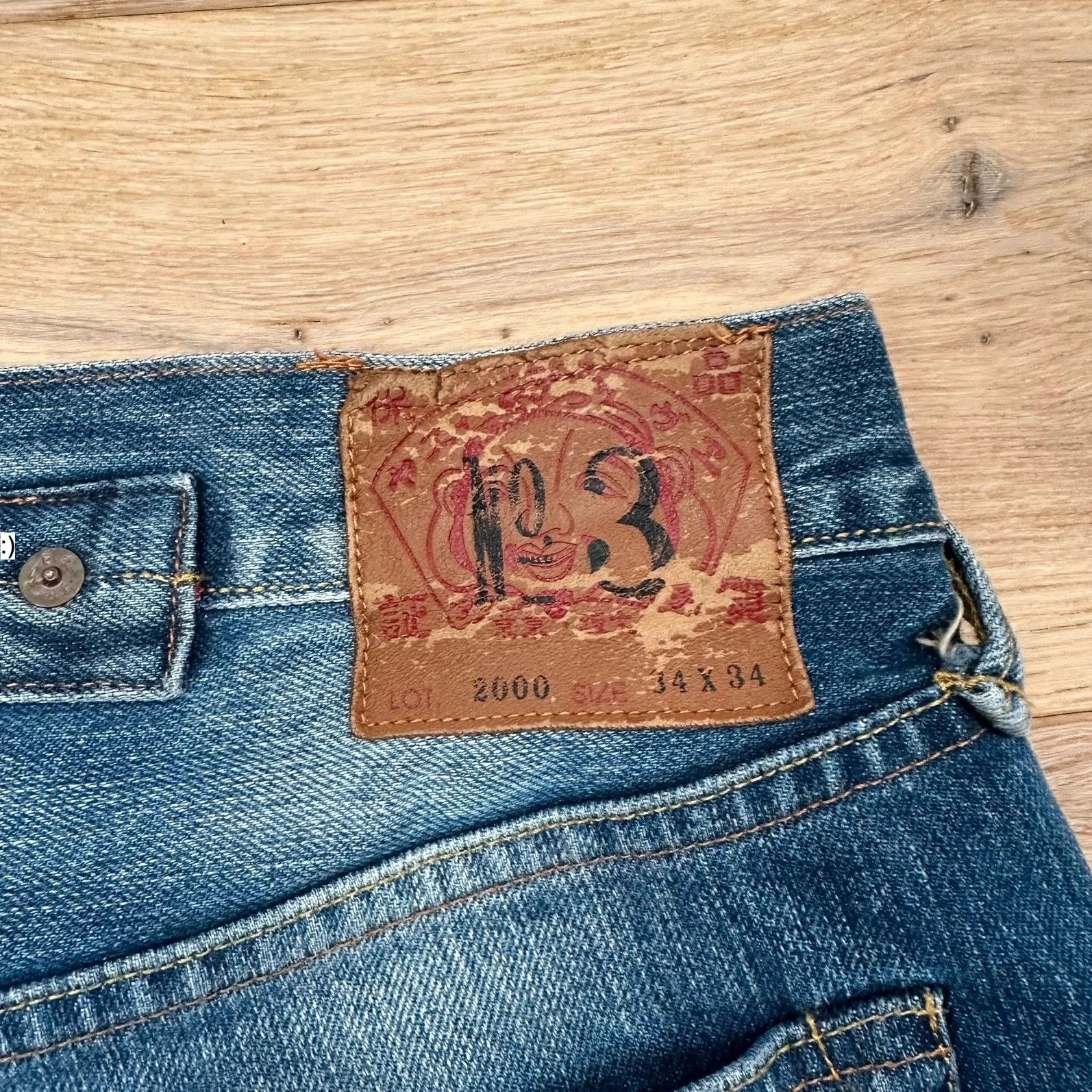 Evisu Jeans Evisu Daicock Lot 2000 Blue Size US 34 / EU 50 - 3 Thumbnail