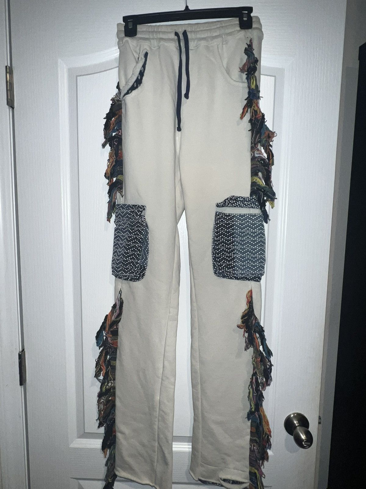 Alchemist Alchemist Off-White Dune Rider Flared Cargo Sweatpants Size US 30 / EU 46 - 1 Thumbnail