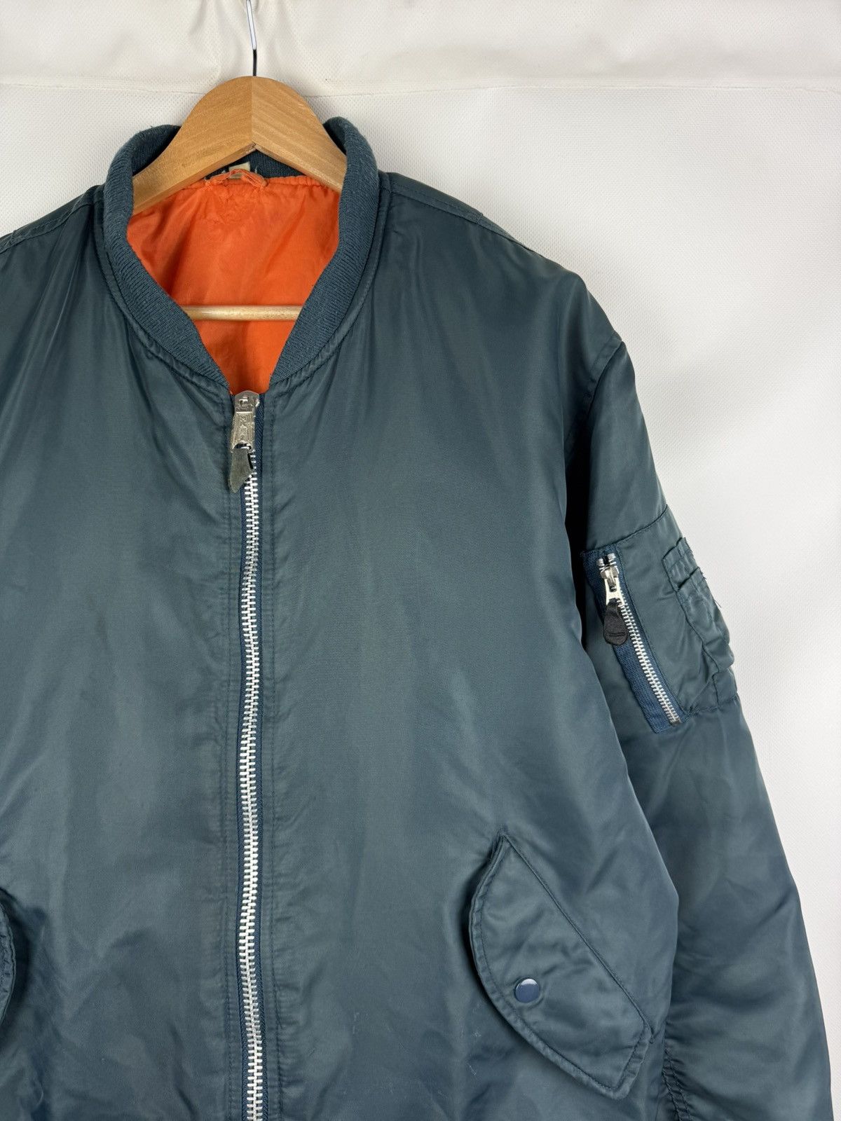 Other Vintage MA-1 Flyers Men’s Nylon Military Bomber Jacket Size US M / EU 48-50 / 2 - 3 Thumbnail