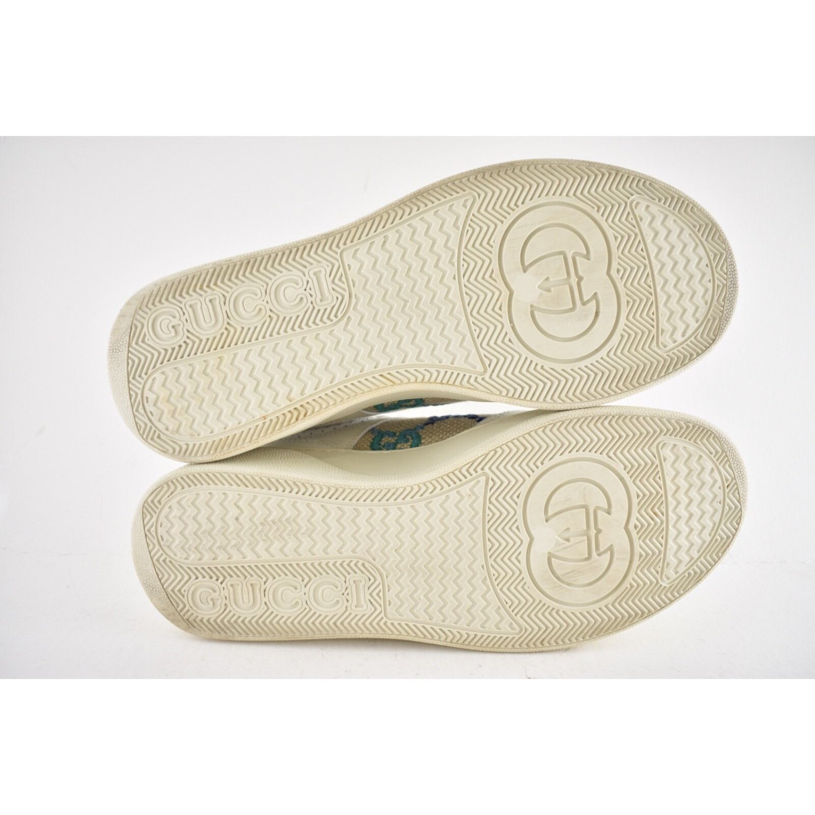 Gucci Gucci GG Logo White Platform Low Top Lace Up Tie Sneaker 40 Size US 10 / IT 40 - 17 Thumbnail