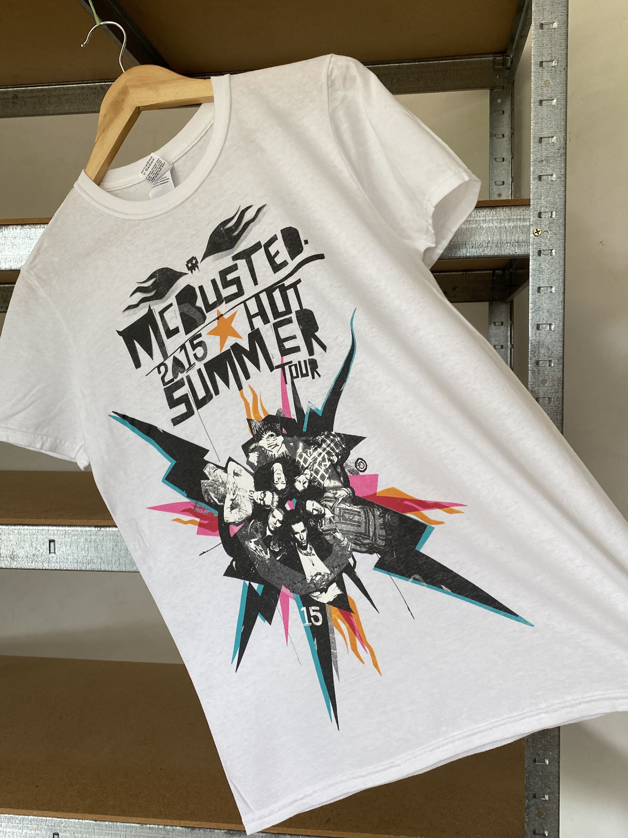 Band Tees Vintage 2015 McBusted Hot Summer Tour T-shirt Size US S / EU 44-46 / 1 - 9 Thumbnail