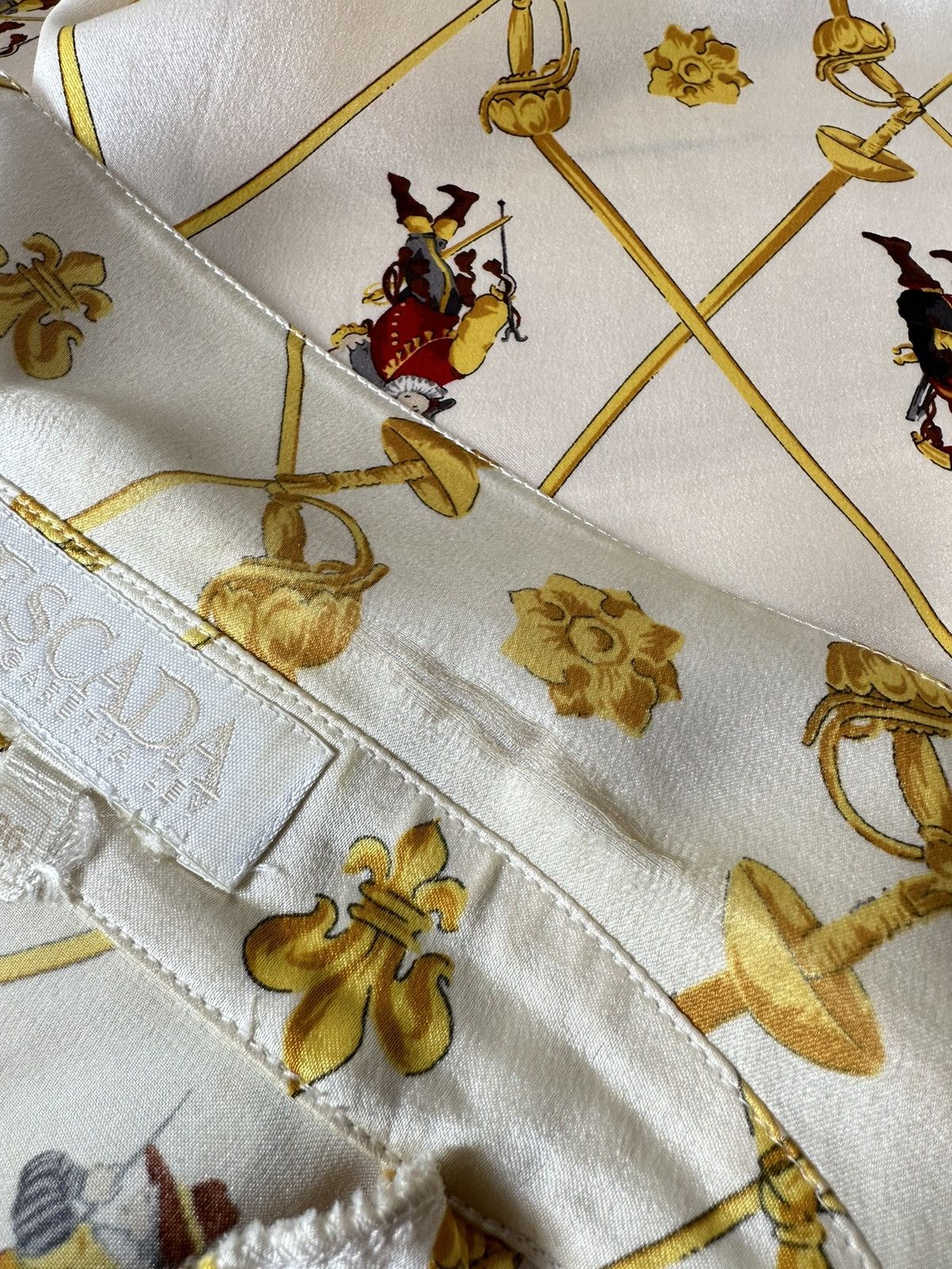 Escada Vintage ESCADA Margaretha Ley 100% Silk Musketeer Shirt Size XS / US 0-2 / IT 36-38 - 14 Thumbnail