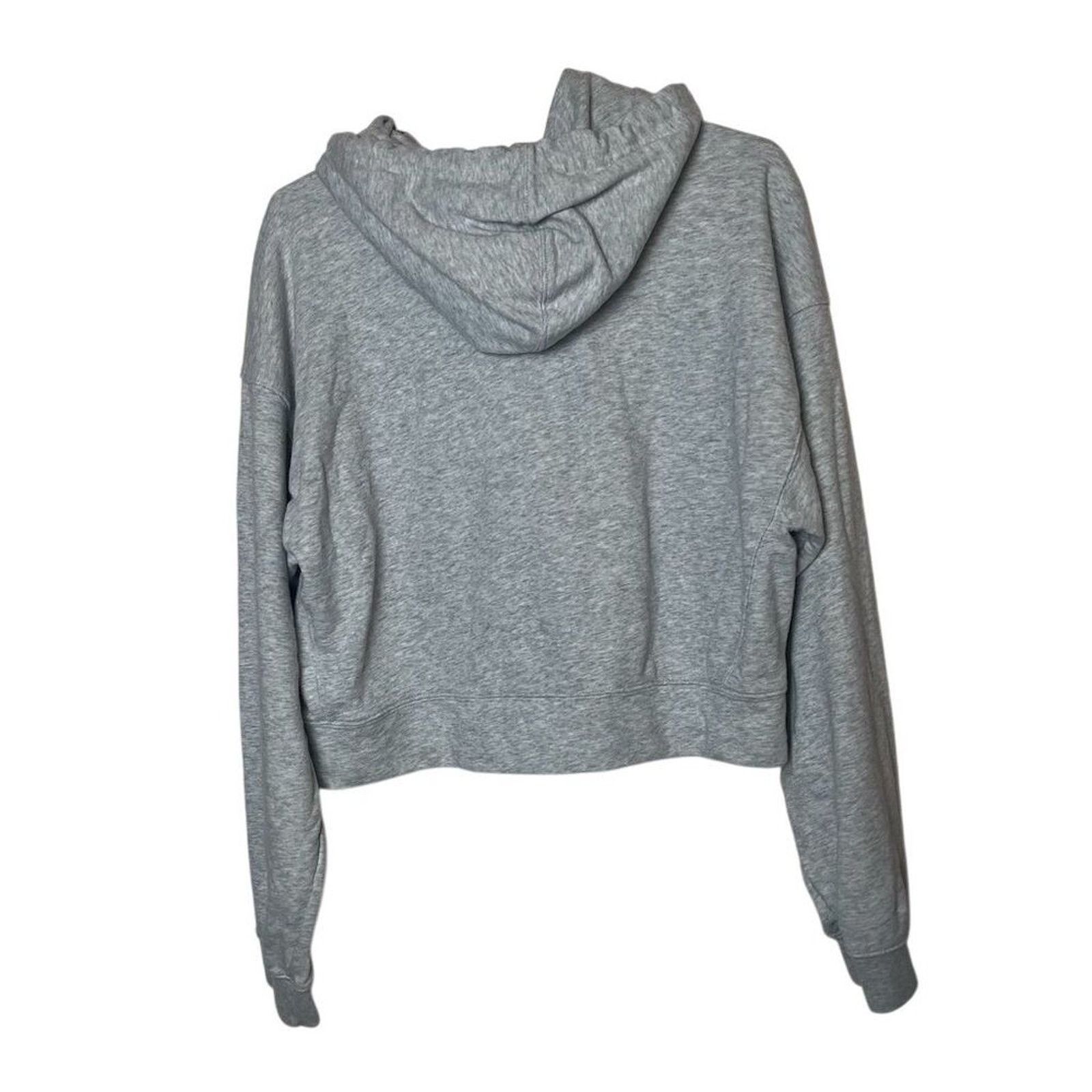 Adidas Adidas Women's Gray Trefoil Logo Hoodie M Pullover Hooded Size M / US 6-8 / IT 42-44 - 2 Thumbnail