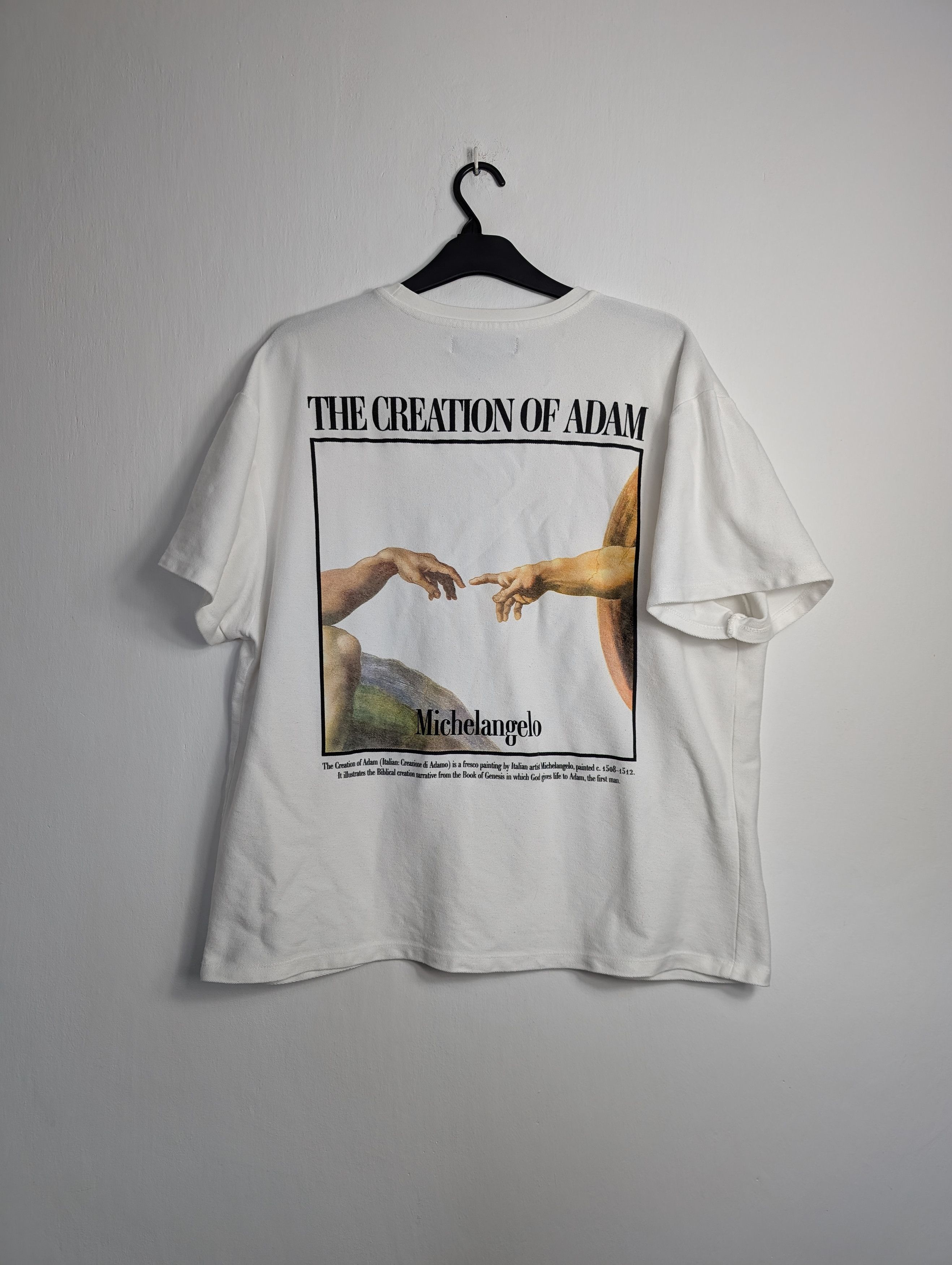 Other 3XL Michelangelo Creation of Adam Art Graphic T-Shirt Size US XXL / EU 58 / 5 - 1 Thumbnail