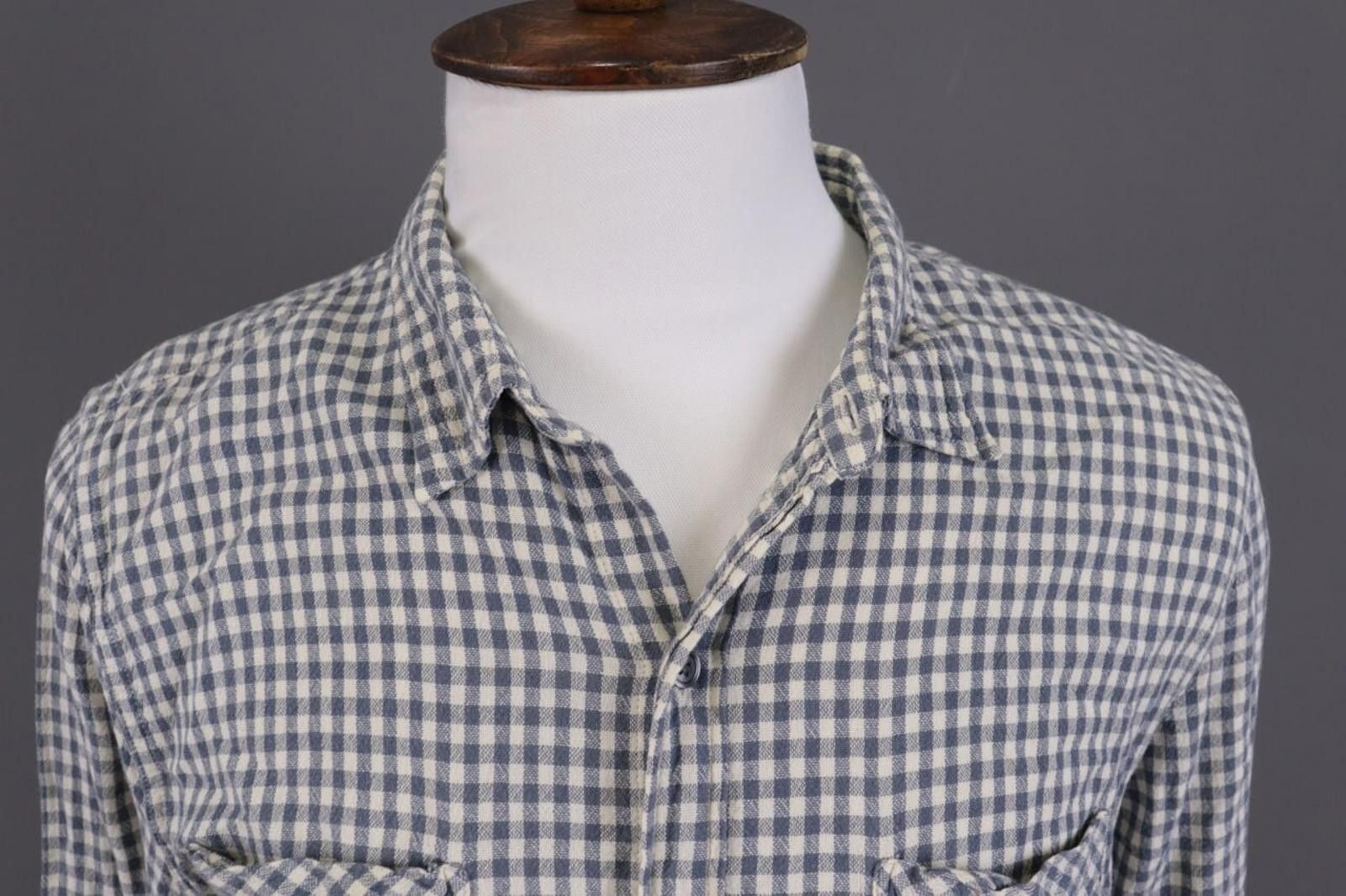 Denim & Supply Ralph Lauren Denim & Supply Ralph Lauren Gray Check Overshirt Shirt XL Size US XL / EU 56 / 4 - 3 Thumbnail