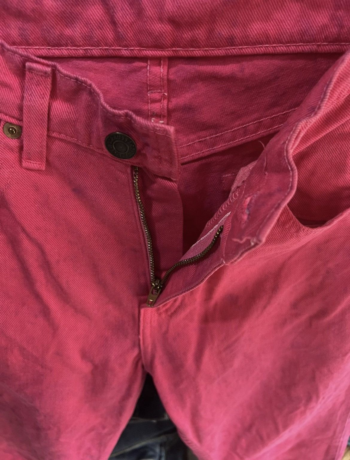 Levi's Vintage Clothing 🔥Rare Vintage Pink Levis Button J41 Denim Size US 27 - 13 Thumbnail