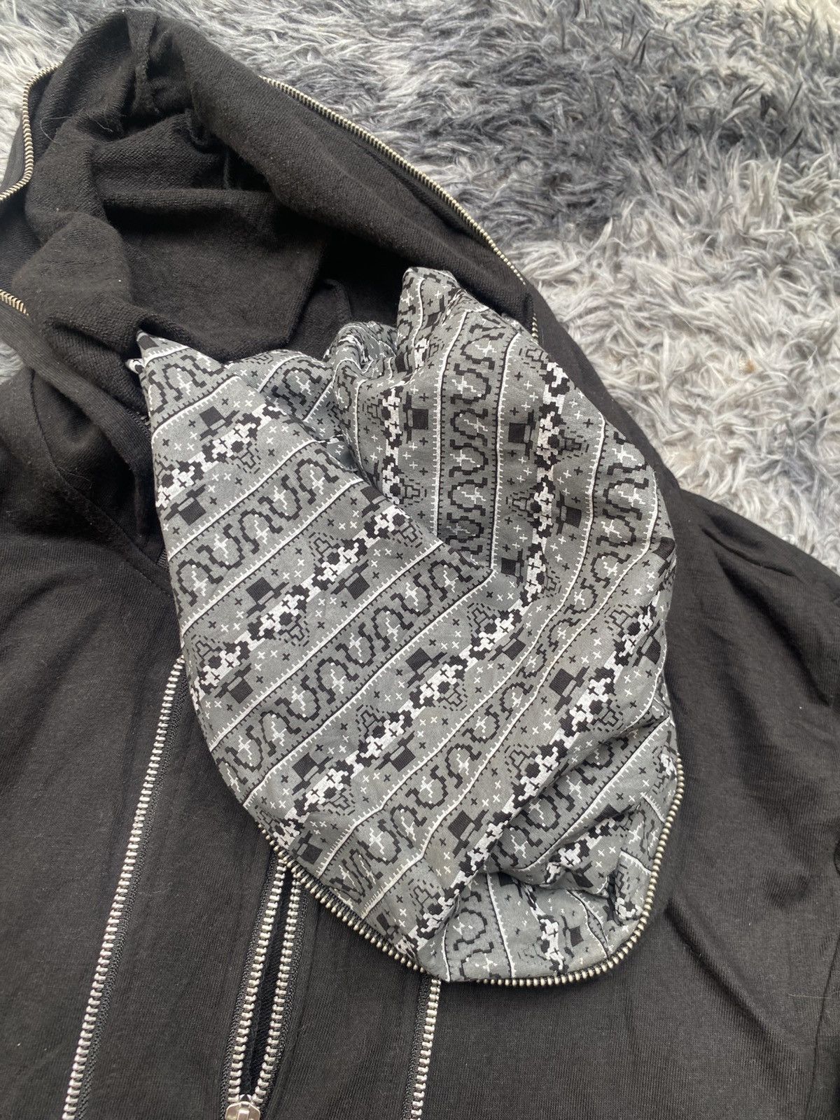 PPFM PPFM Multizipper Gothic Seditionary Bones Skull Hoodie Size US L / EU 52-54 / 3 - 5 Thumbnail