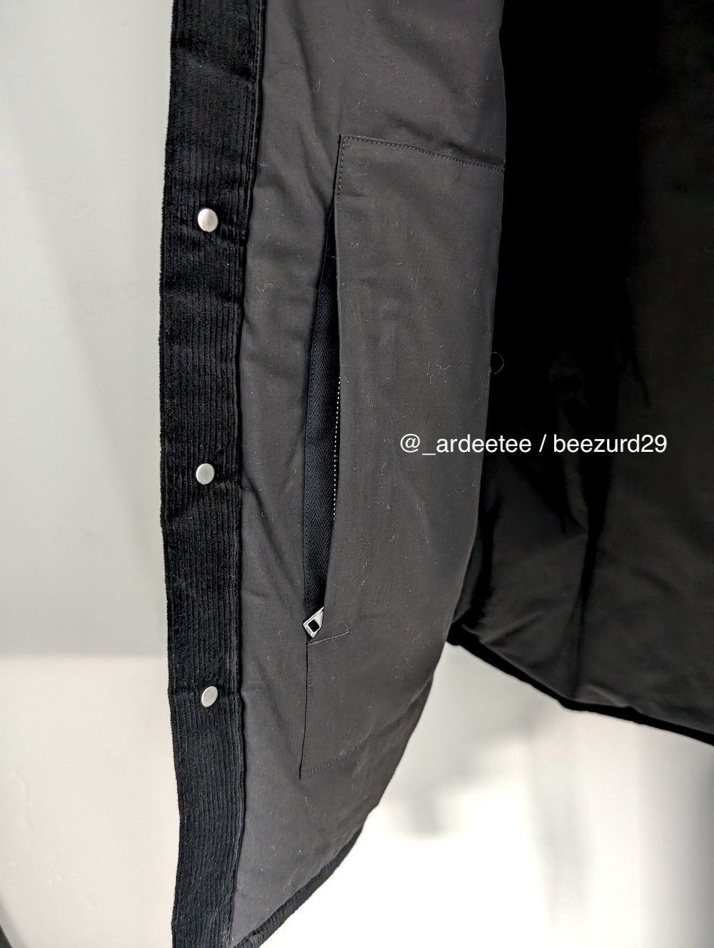 Rick Owens PADDED CORDUROY VELVET OUTERSHIRT $1,755 LARGE Size US L / EU 52-54 / 3 - 7 Thumbnail