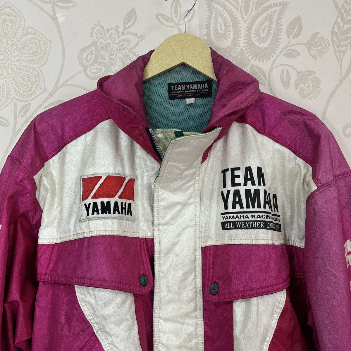 Other Vtg Yamaha Team Racing Sports Light Bomber Jacket Size US L / EU 52-54 / 3 - 19 Thumbnail