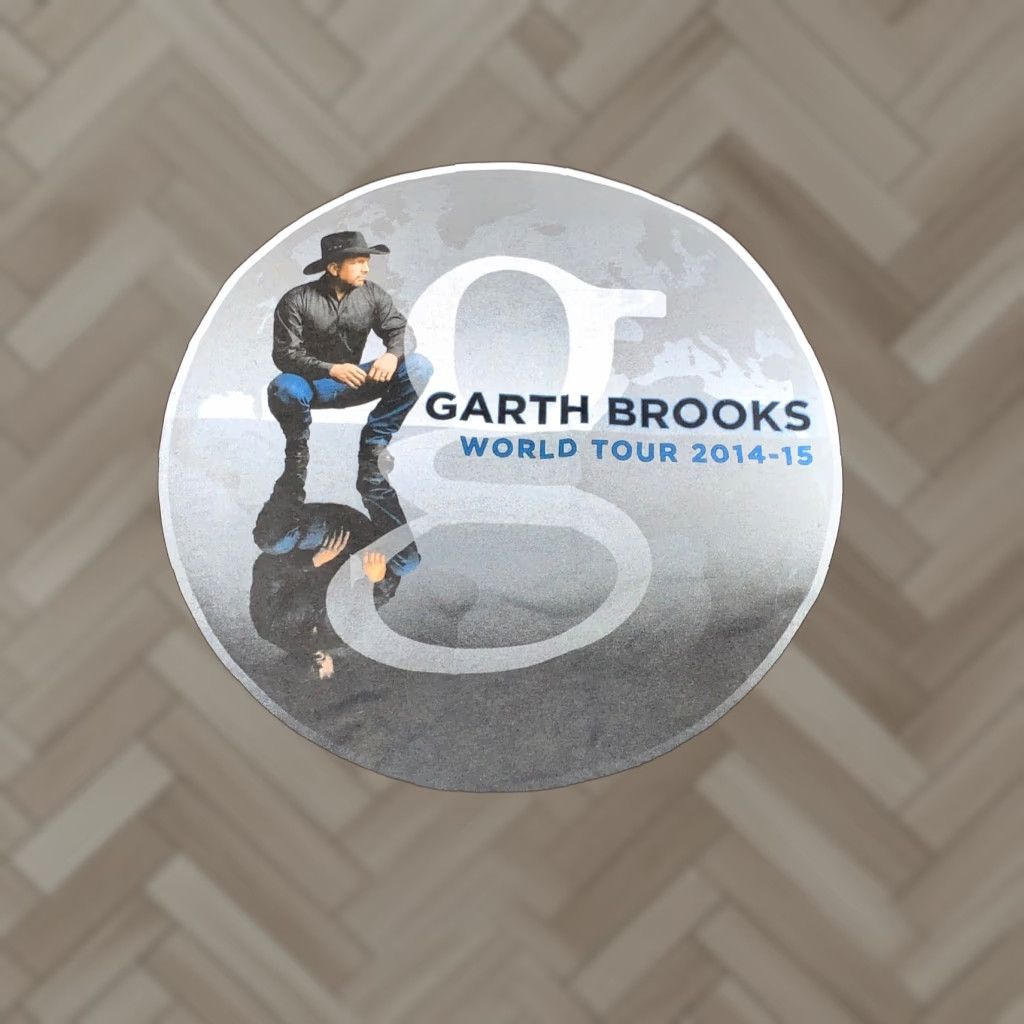 Hanes Garth Brooks 2014-15 World Tour T Shirt Merch Black 2XL Mens Hanes Crew Neck Short Sleeve #4542 Size US XXL / EU 58 / 5 - 1 Thumbnail