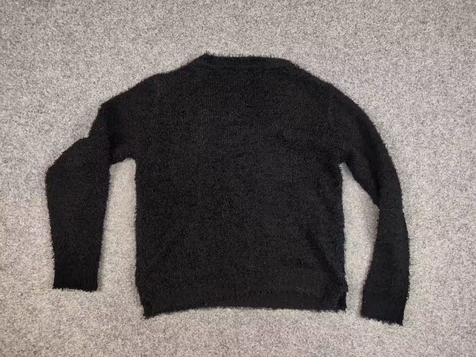 Other Vintage 90's Japanese Black Mohair Style Fuzzy Sweater Y2K Size US S / EU 44-46 / 1 - 6 Thumbnail