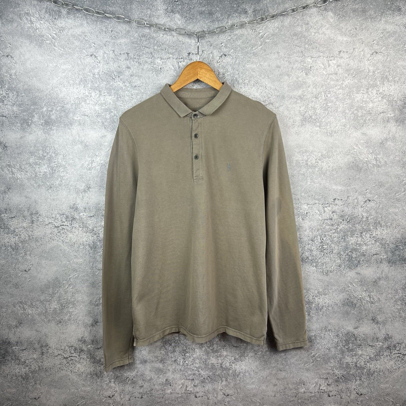 Allsaints Allsaints Polo Longsleeve Men's Size L Size US L / EU 52-54 / 3 - 1 Thumbnail