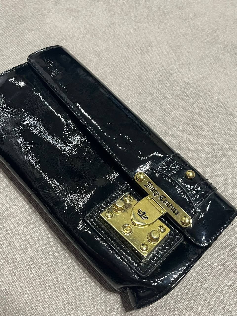 Juicy Couture Juicy Couture Women`s Bag Black Clutch Y2K Handbag Size ONE SIZE - 3 Thumbnail