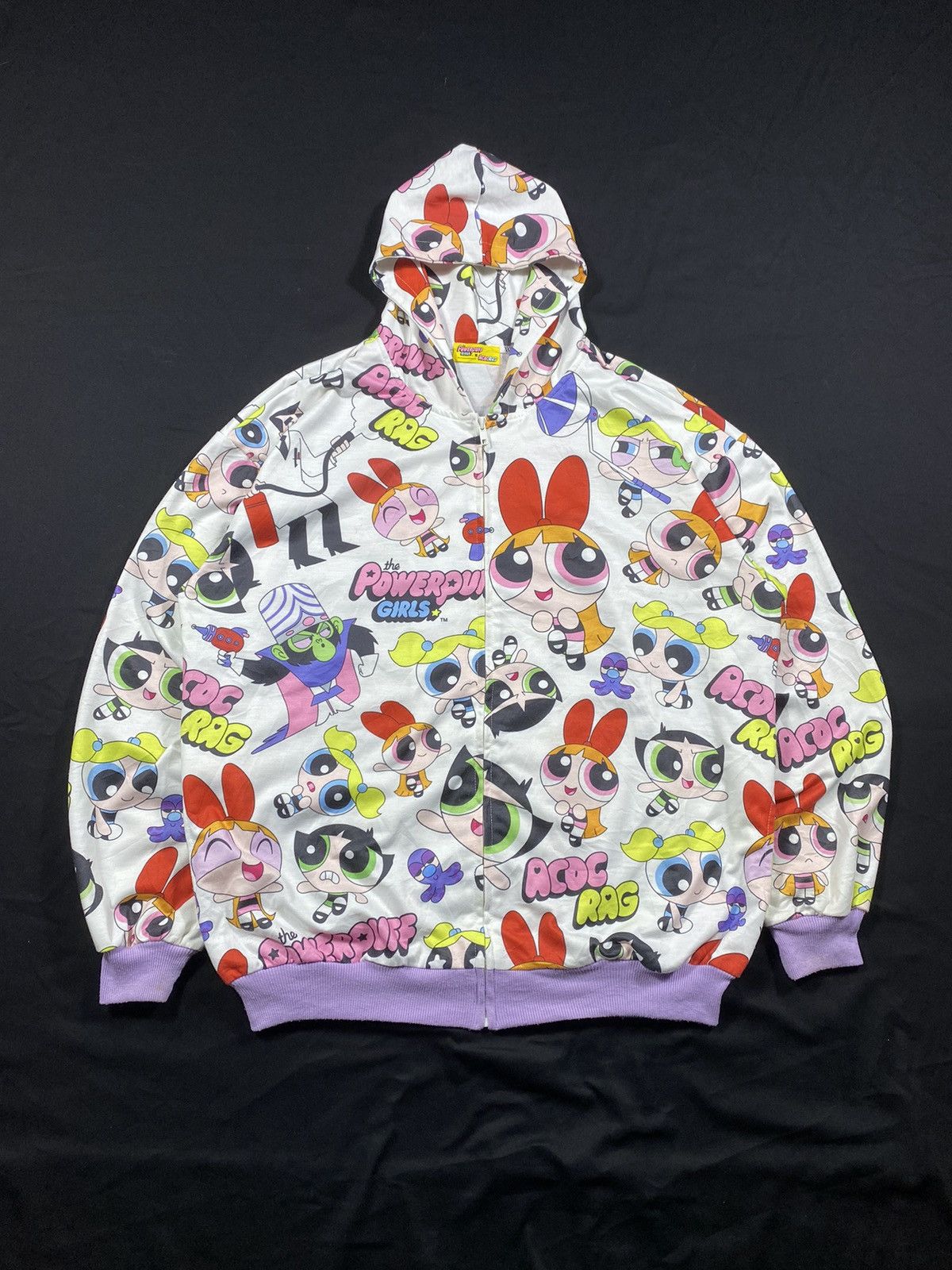 20471120 POWERPUFF GIRLS X ACOCRAG FULL PRINT ZIP HOODIE Size US L / EU 52-54 / 3 - 1 Thumbnail