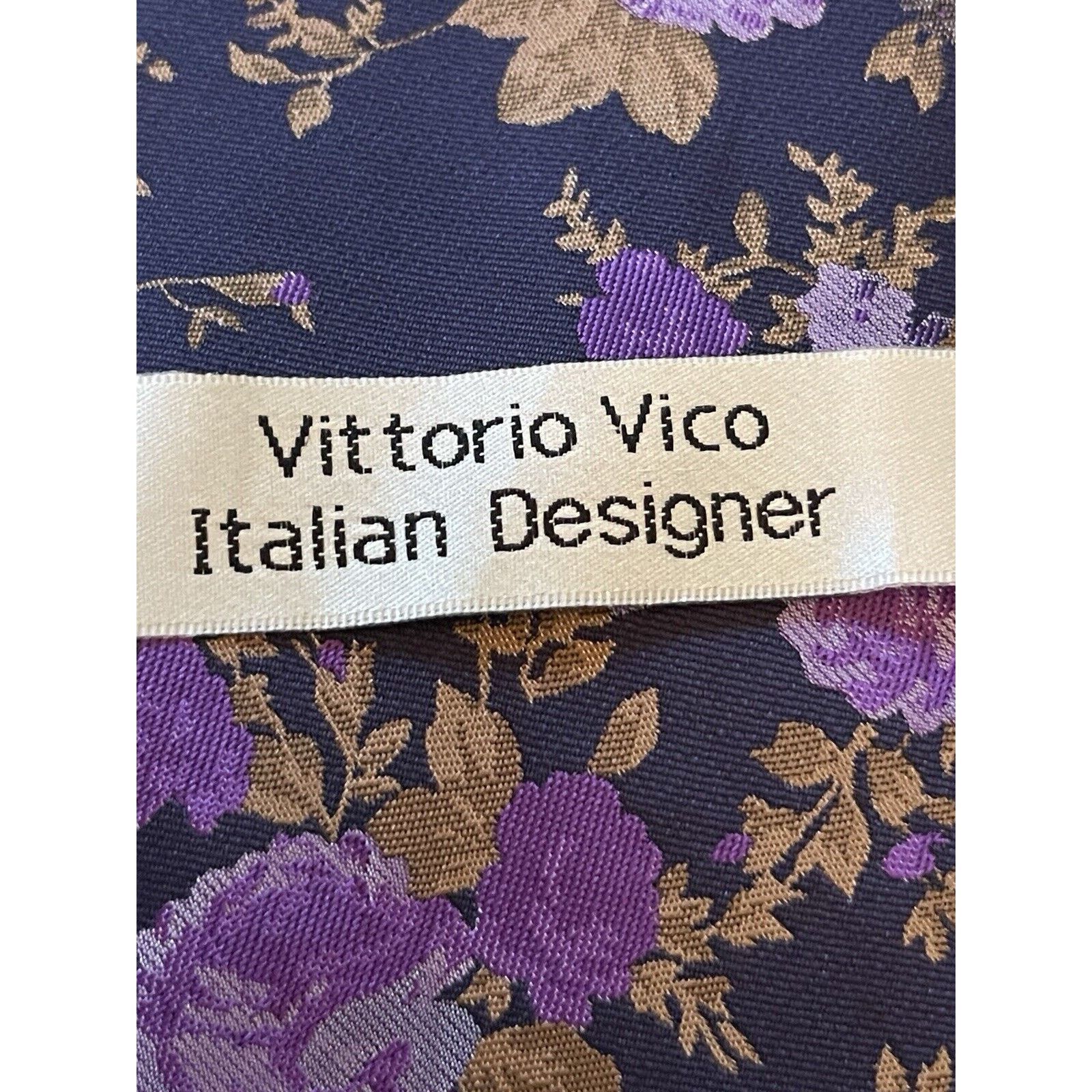 Other Vittorio Vico Purple Blue Hand Made 100% Polyester In China Size ONE SIZE - 9 Thumbnail