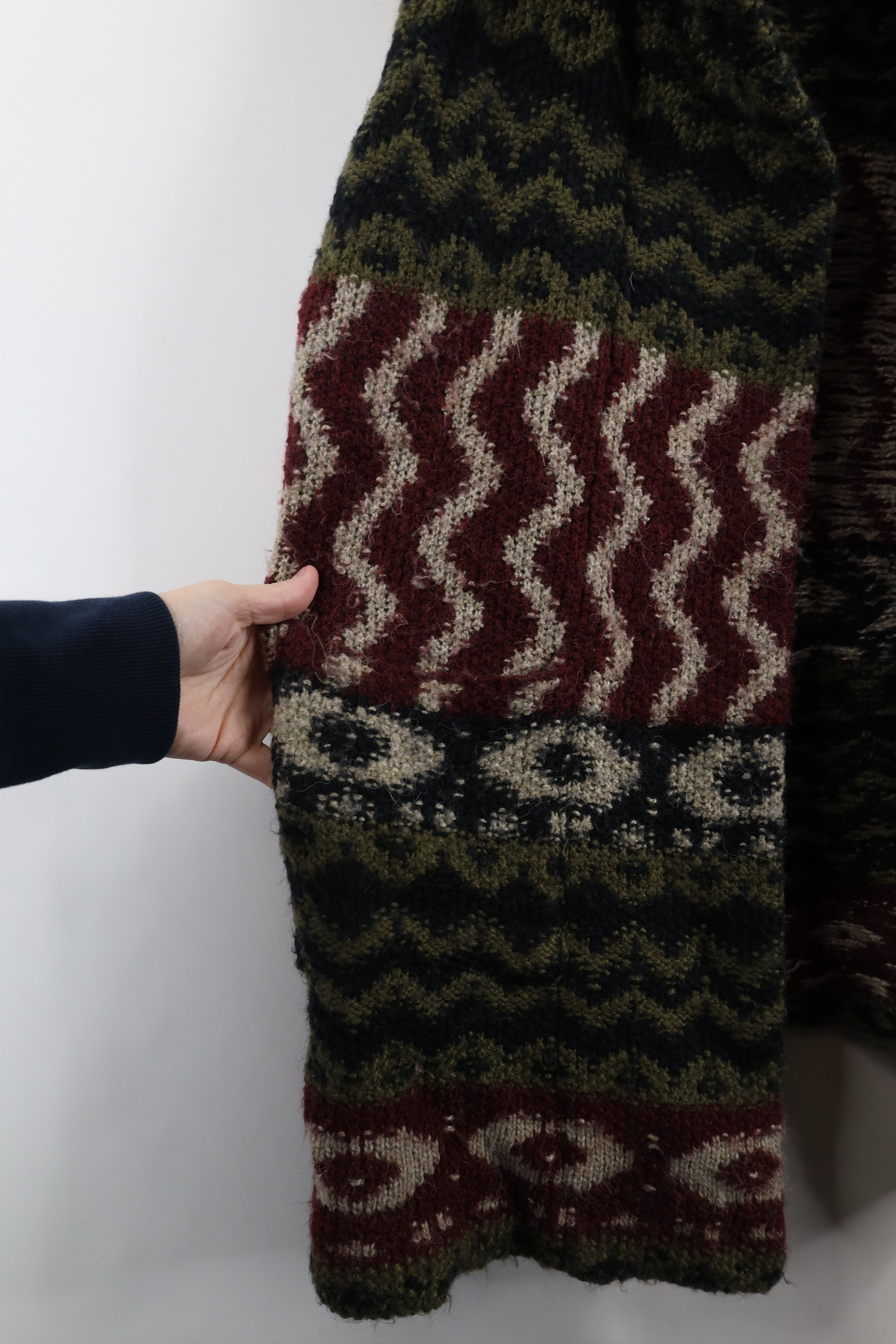 Abercrombie & Fitch × Vintage Vintage Y2K Abercrombie & Fitch Wool Knit Hooded Sweater Size S / US 4 / IT 40 - 7 Thumbnail