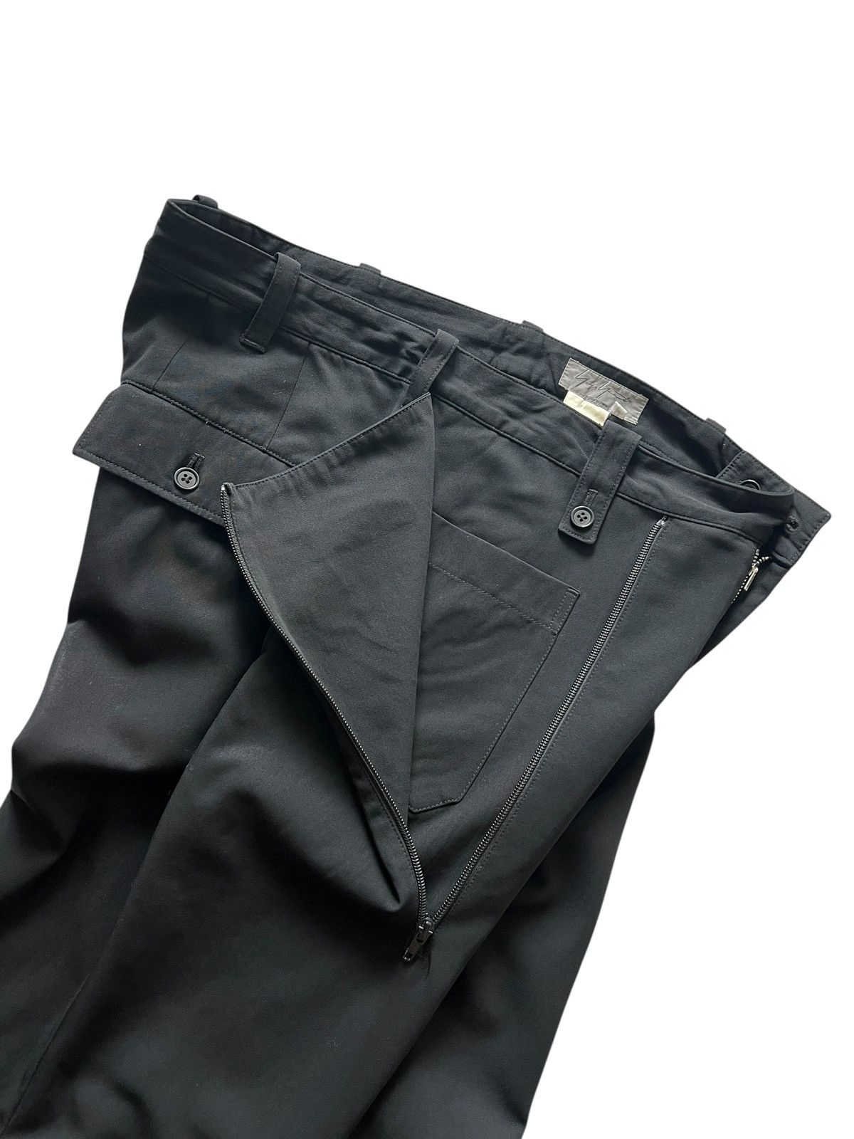 Yohji Yamamoto 1990s Yohji Yamamoto Pour Homme Hidden Pocket Wool Pants Size US 36 / EU 52 - 11 Thumbnail