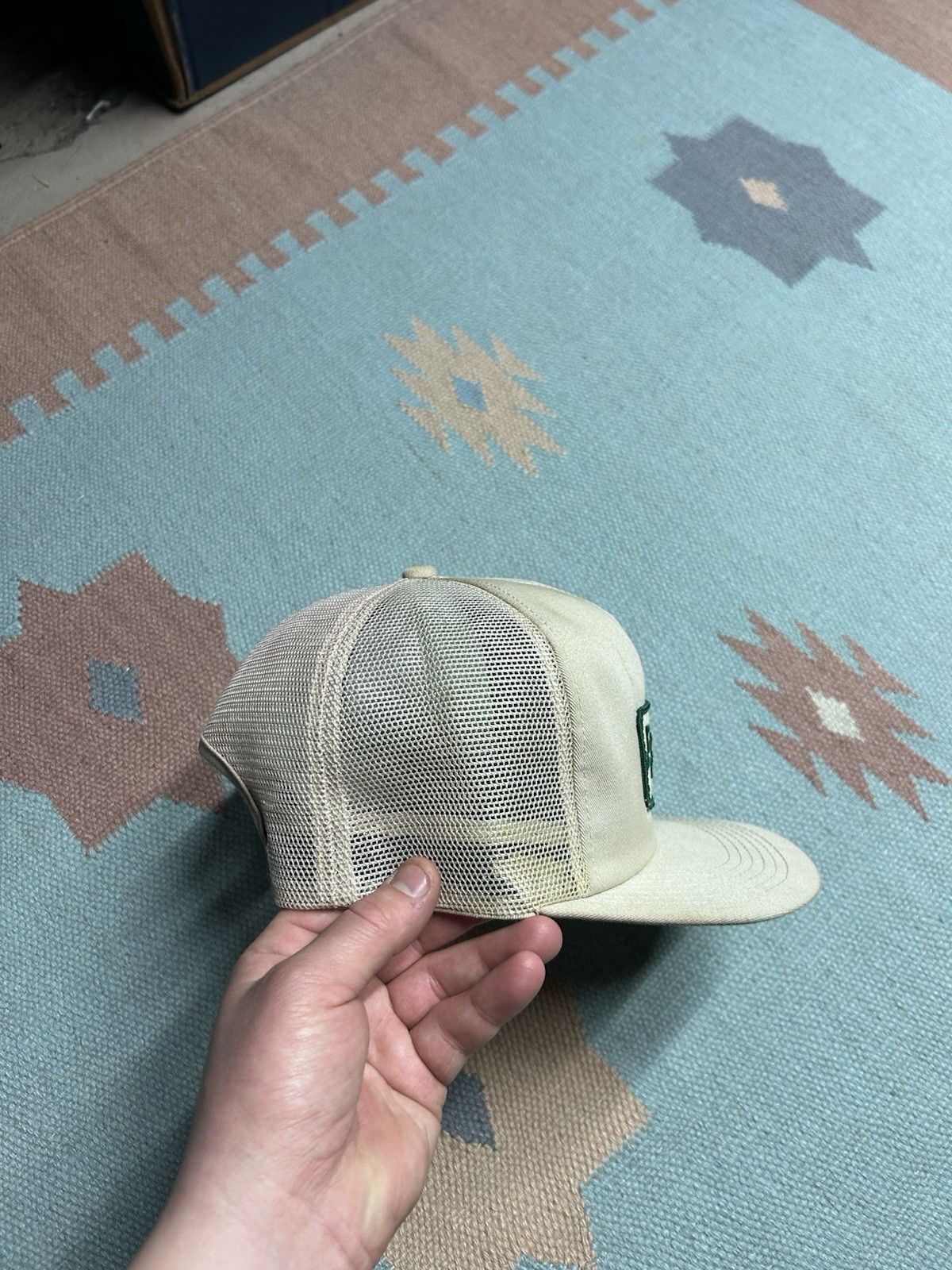 Vintage Vtg k products trucker hat Eptam patch farm feed USA made Size ONE SIZE - 9 Thumbnail