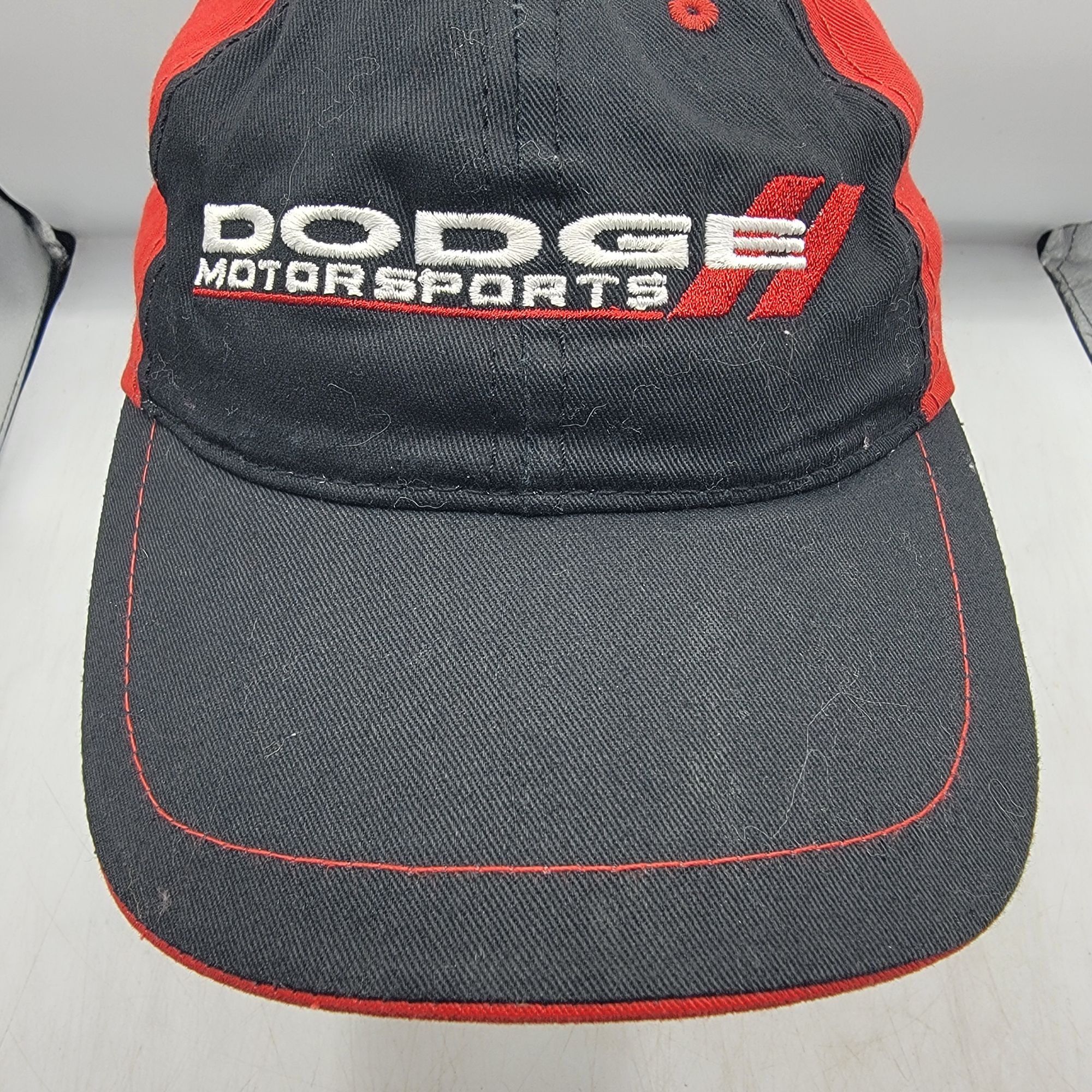 Other Dodge Motorsports Adults Black Red Baseball Cap Adjustable S Size ONE SIZE - 9 Thumbnail