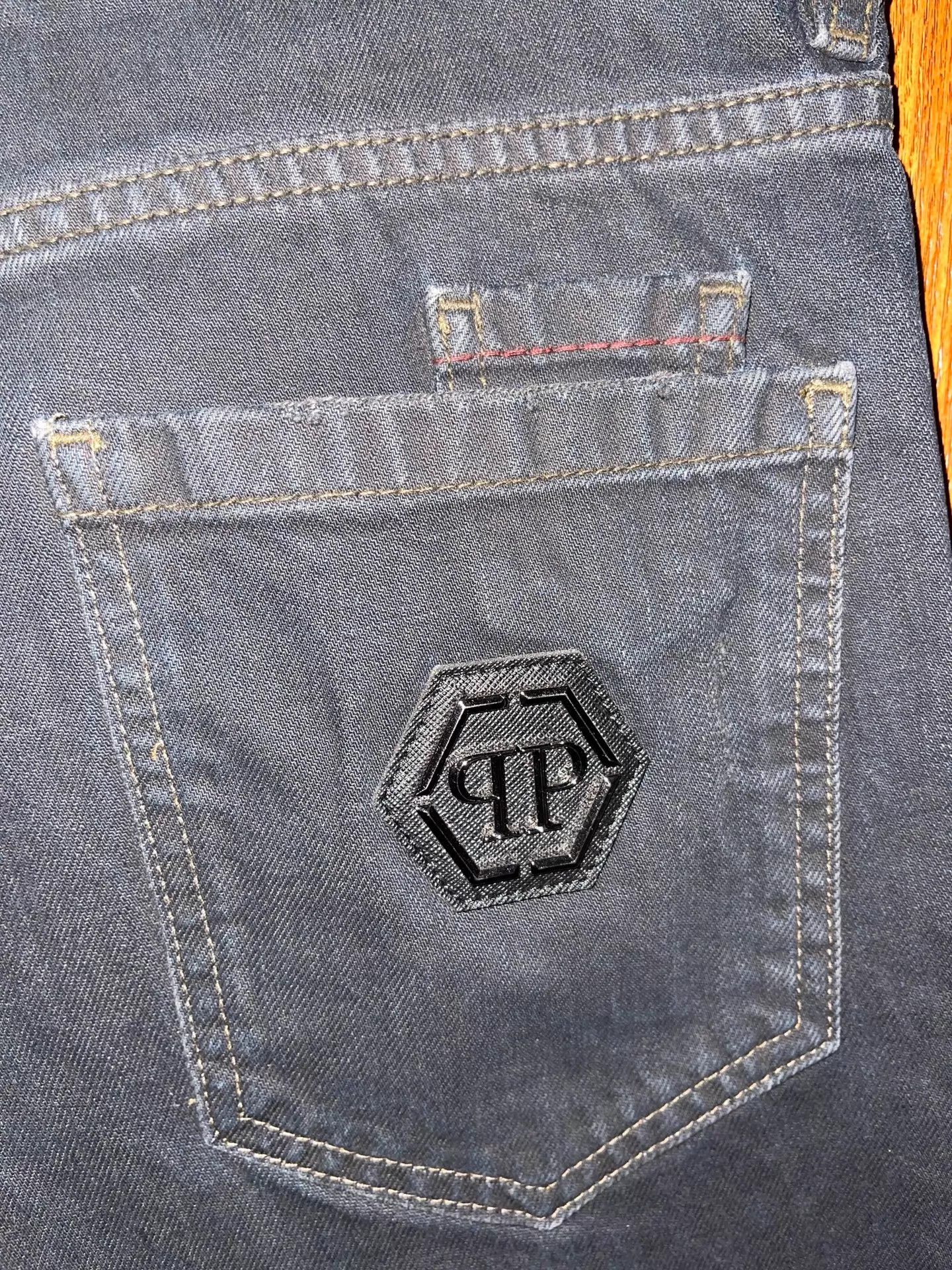 Philipp Plein Philipp Plein Color Blocked Slim Denim Short 32 NWT Size US 32 / EU 48 - 3 Thumbnail