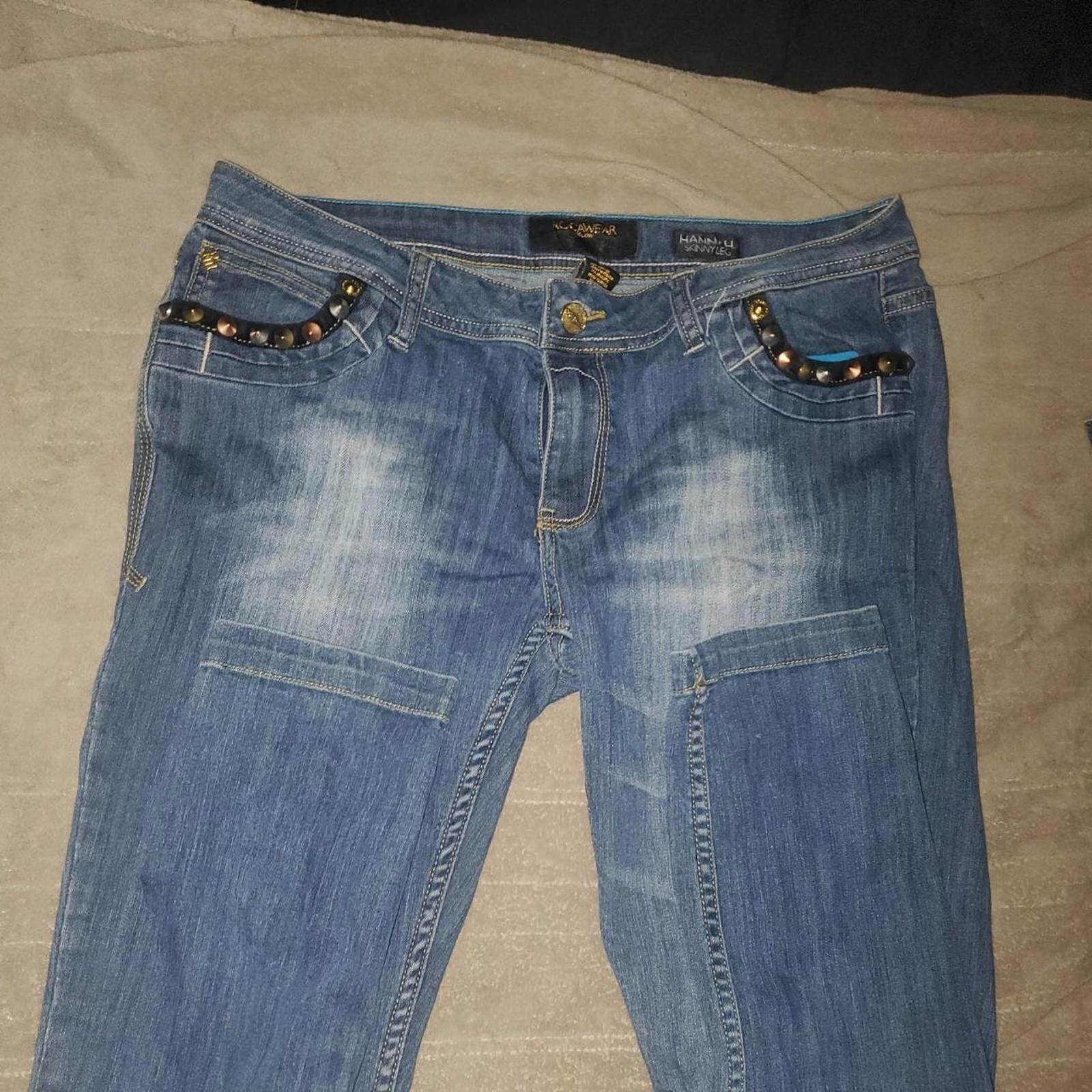 Rocawear Rocawear Women's Blue and Navy Jeans Size 36" / US 14 / IT 50 - 1 Thumbnail