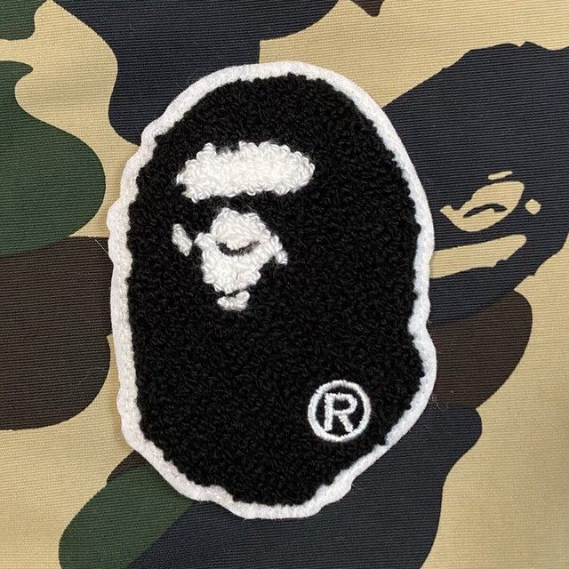 Bape BAPE APE HEAD logo varsity jacket 1st camo yellow Size US XL / EU 56 / 4 - 2 Thumbnail
