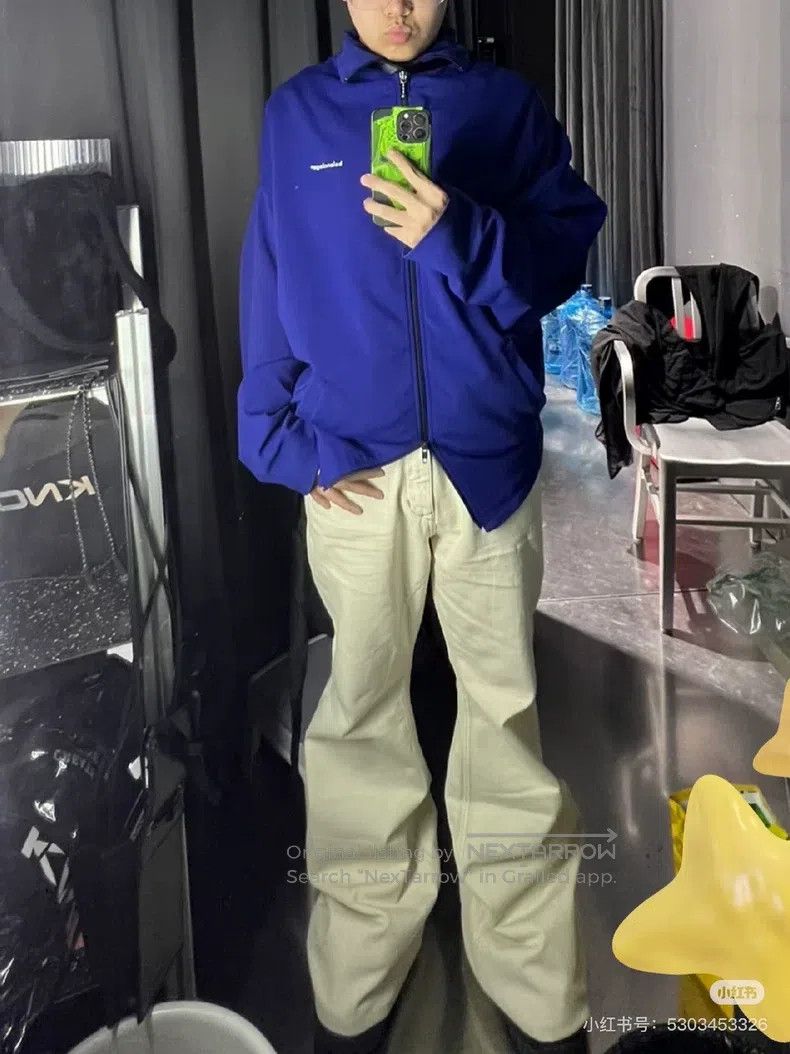 Balenciaga Balenciaga Blue Purple Jacket Size US S / EU 44-46 / 1 - 7 Thumbnail