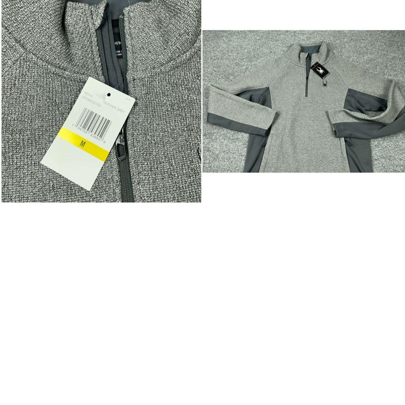 Spyder Spyder Unworn Outbound Jacket 1/4 Zip Pullover Gray Medium M Size US M / EU 48-50 / 2 - 8 Thumbnail