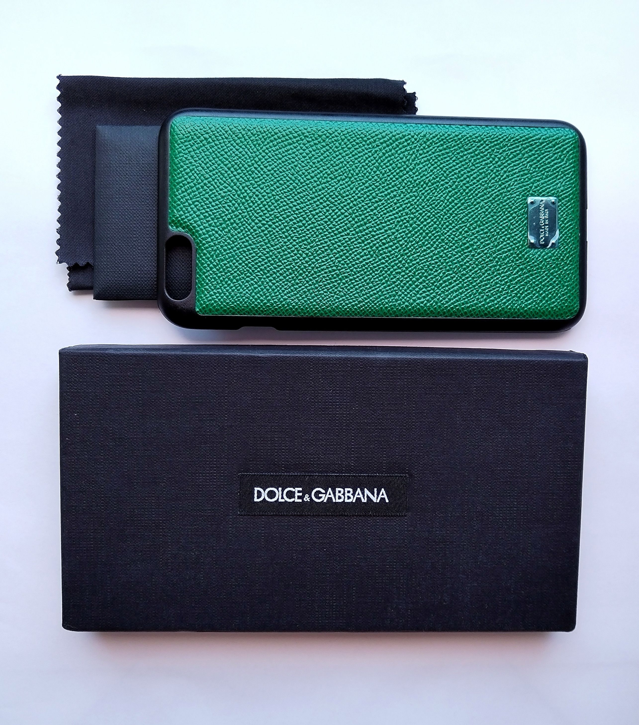 Dolce & Gabbana iphone 7/8 Plus case green saffiano leather Size ONE SIZE - 13 Thumbnail