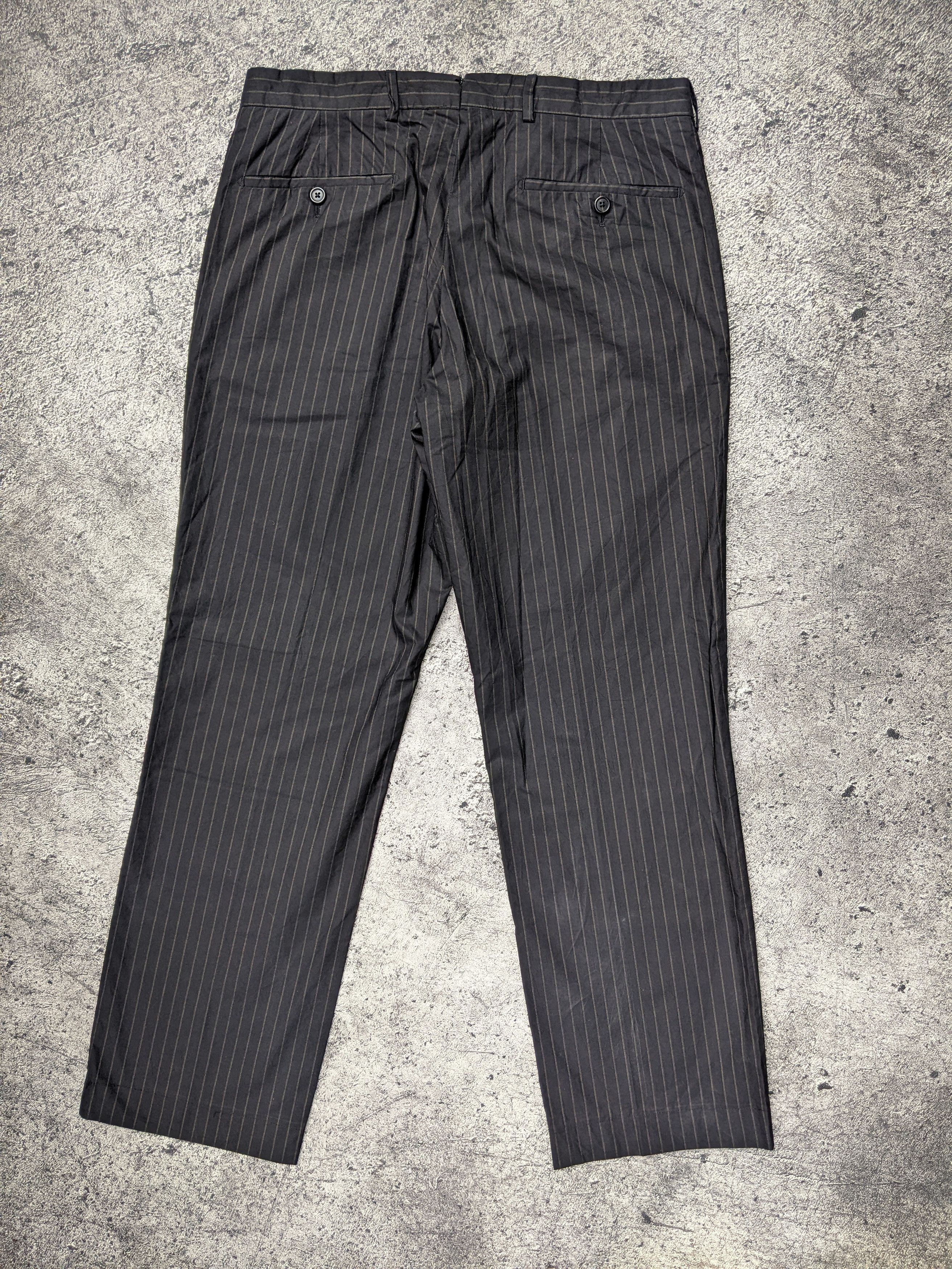 Prada Prada Pinstripe Tailored Pants Navy Size US 34 / EU 50 - 2 Thumbnail